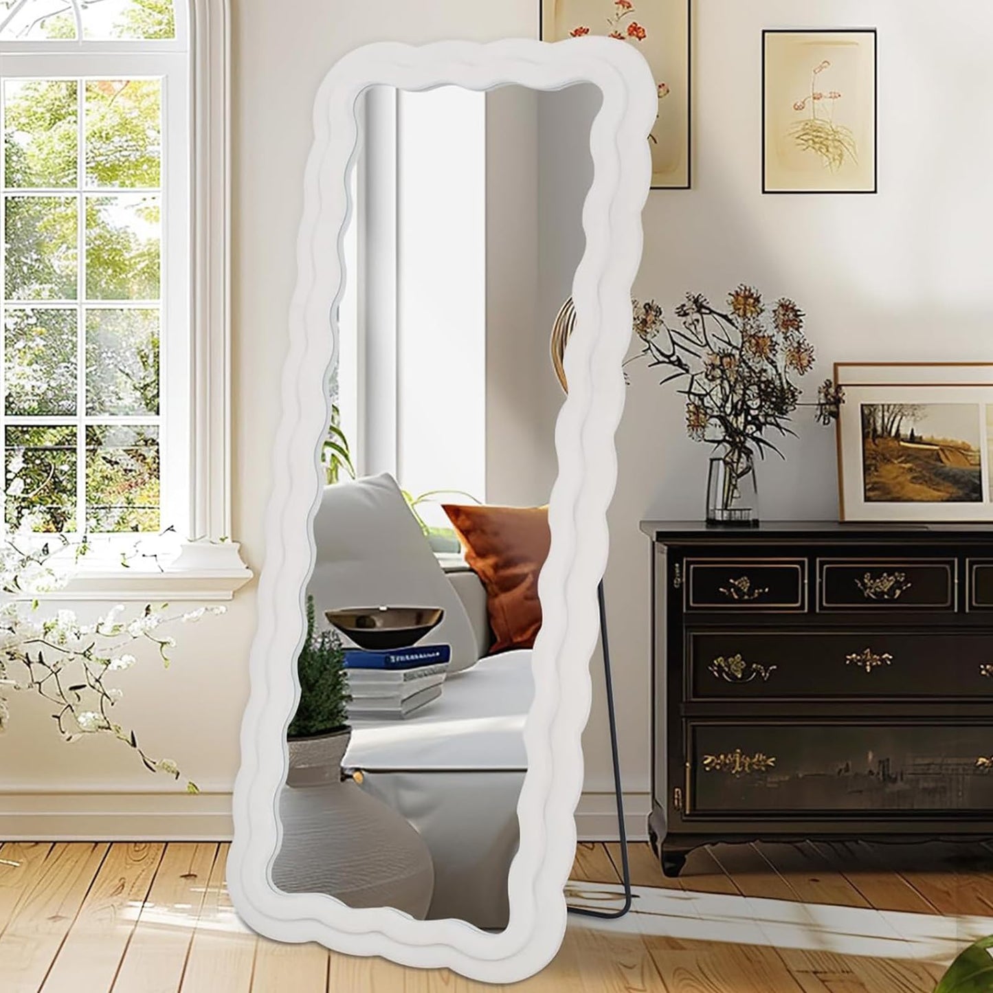 Irregular Full Body Mirror Wall Mounted Floor Mirror