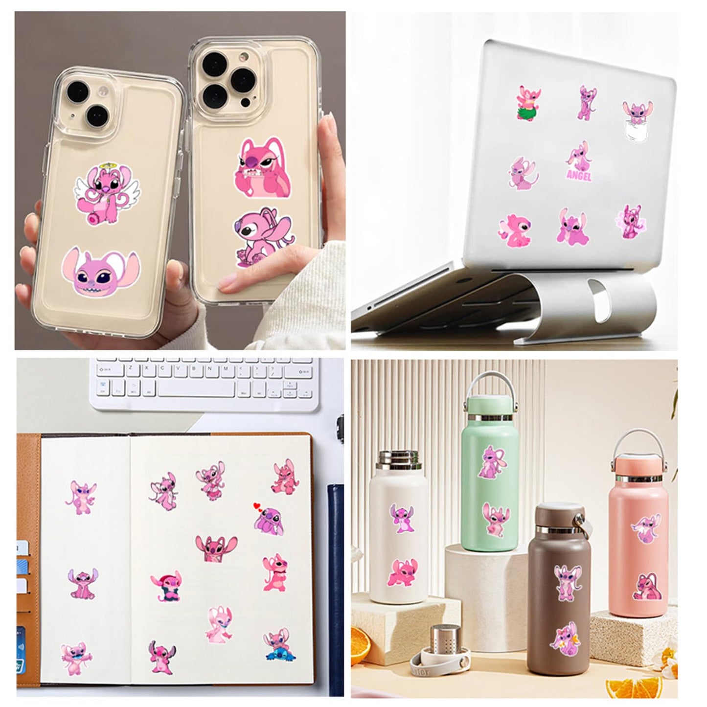 Kawaii Stickers, 50pcs Cute Cartoon Waterproof Vinyl Decal