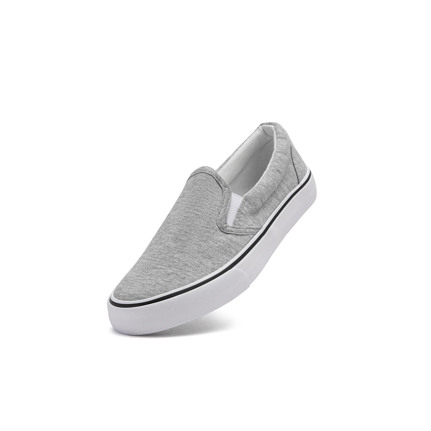 Low-Top Slip Women's Canvas Sneakers - Comfortable Flats Breathable Padded Insole Slip on Sneakers