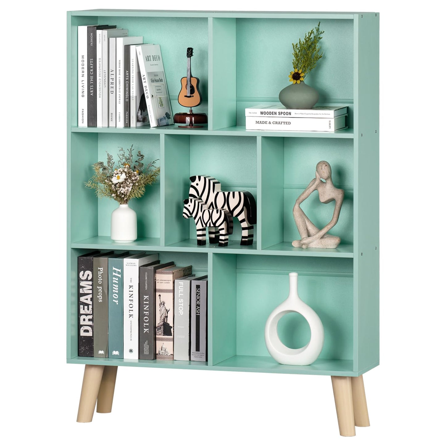 Modern Bookshelf - Large Freestanding Open