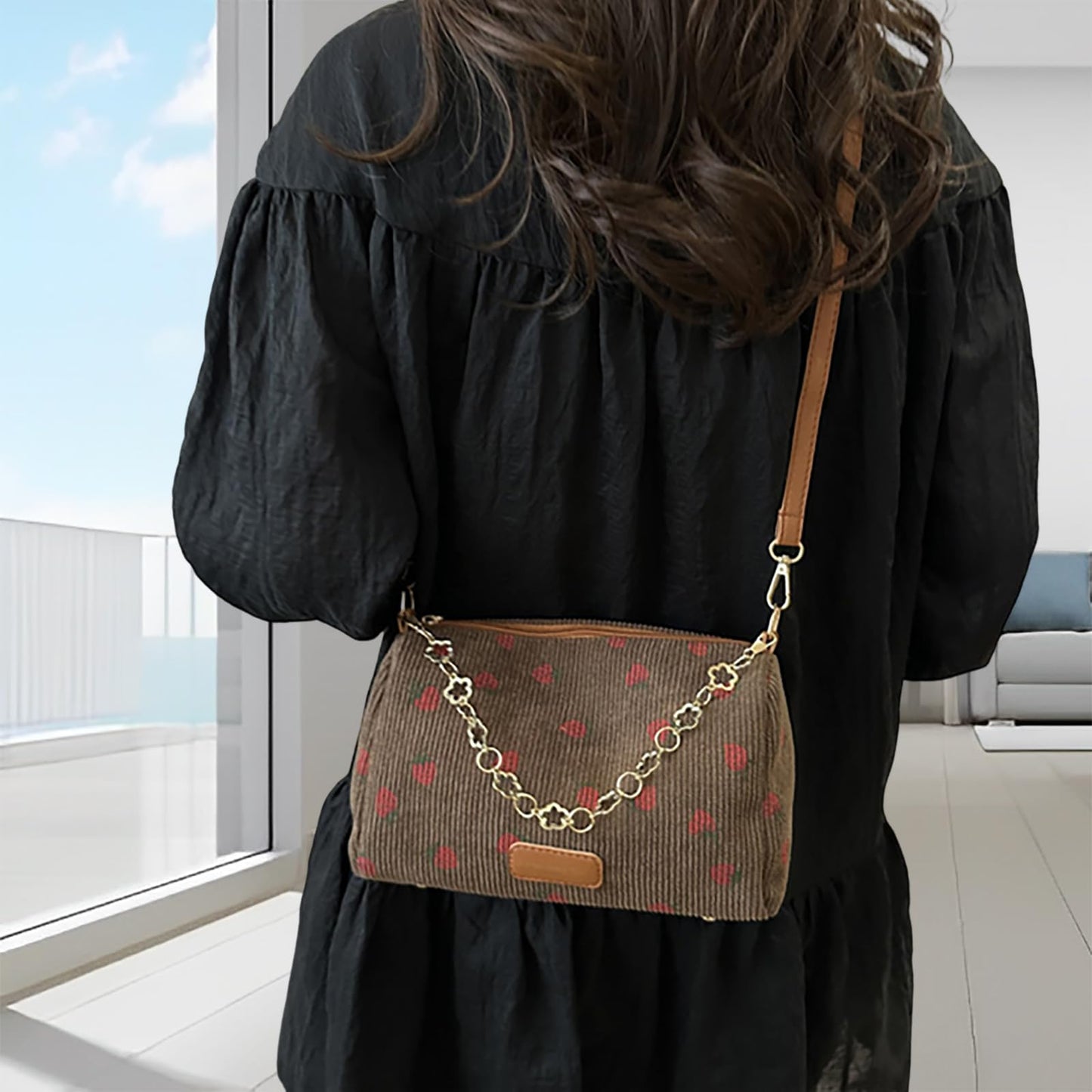 Cute Crossbody Bag - Chain Aesthetic Handbags Travel Bags