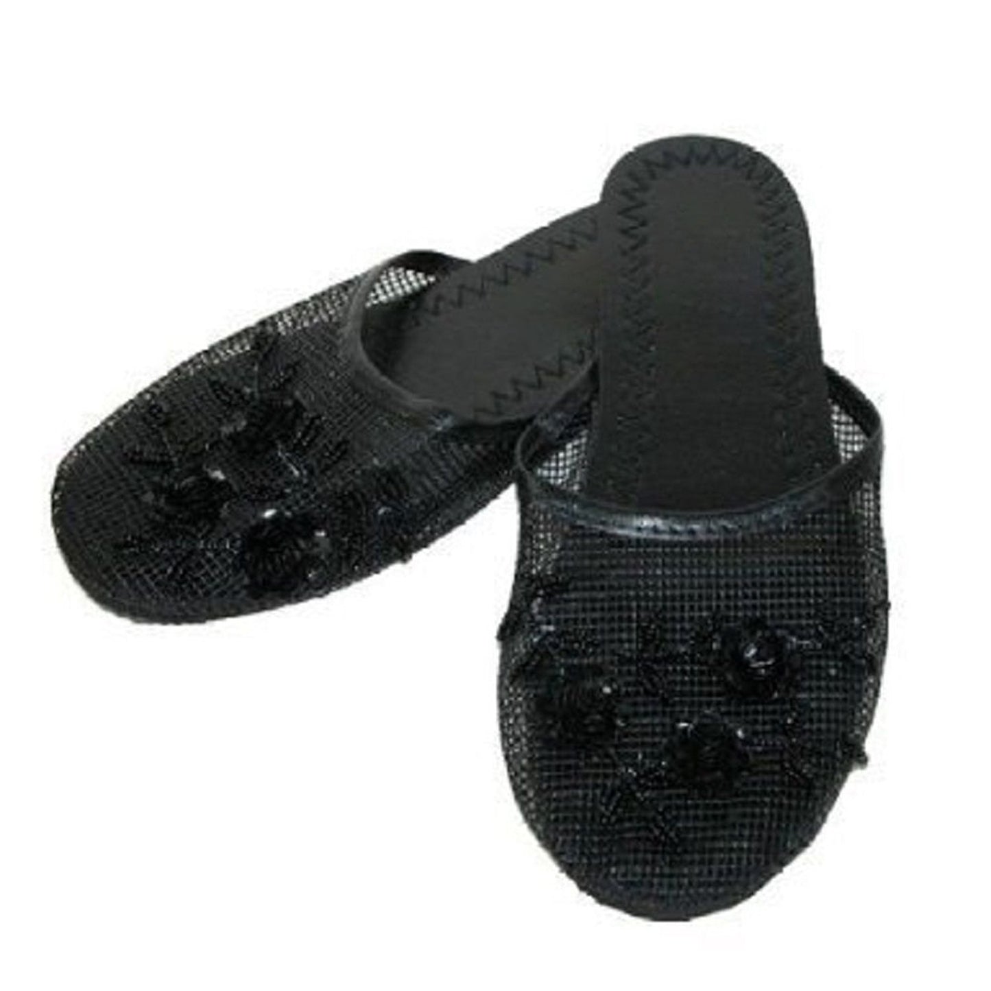 Women's Mesh Slippers With Sequin