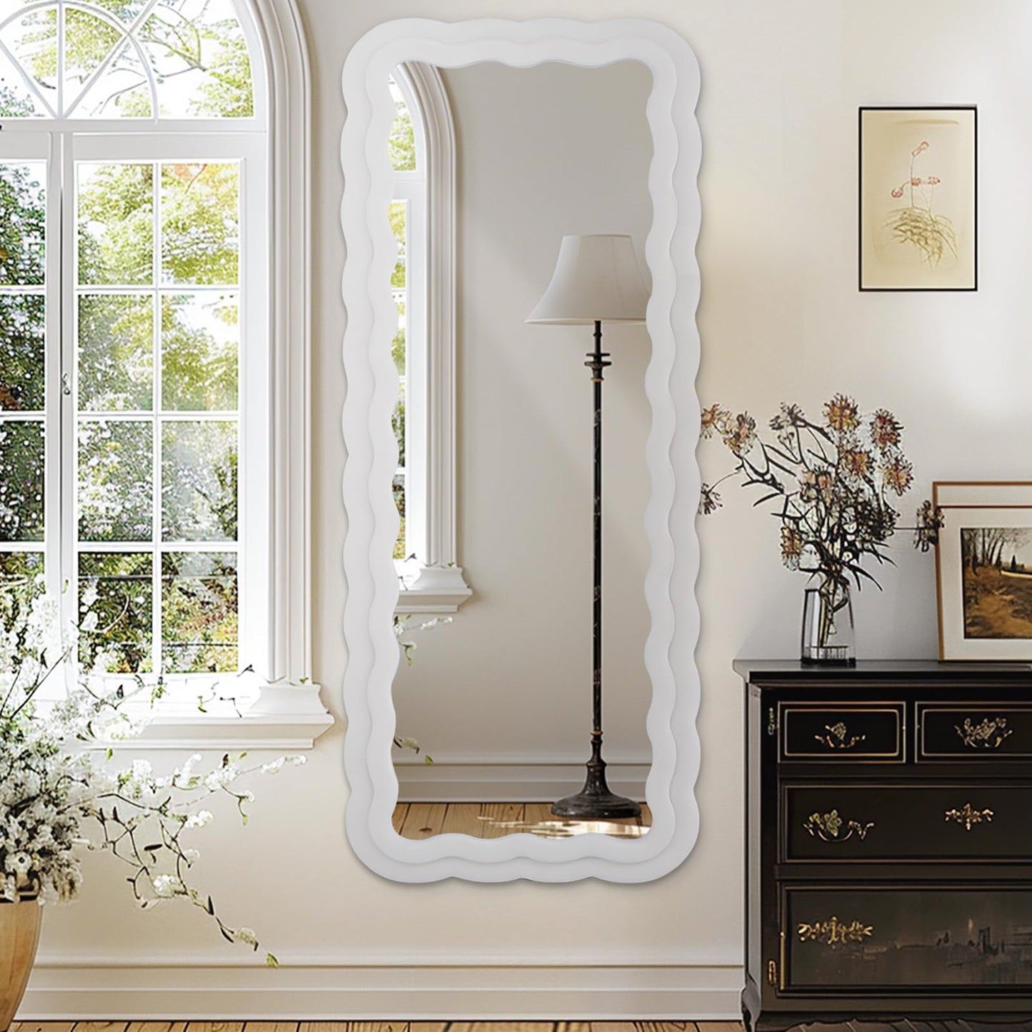 Irregular Full Body Mirror Wall Mounted Floor Mirror