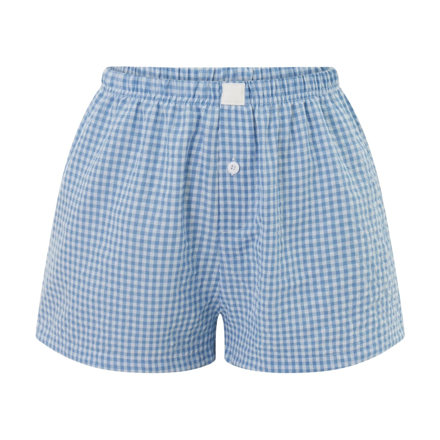 Gingham Cute Pajamas Shorts l Bottoms Elastic Boxers