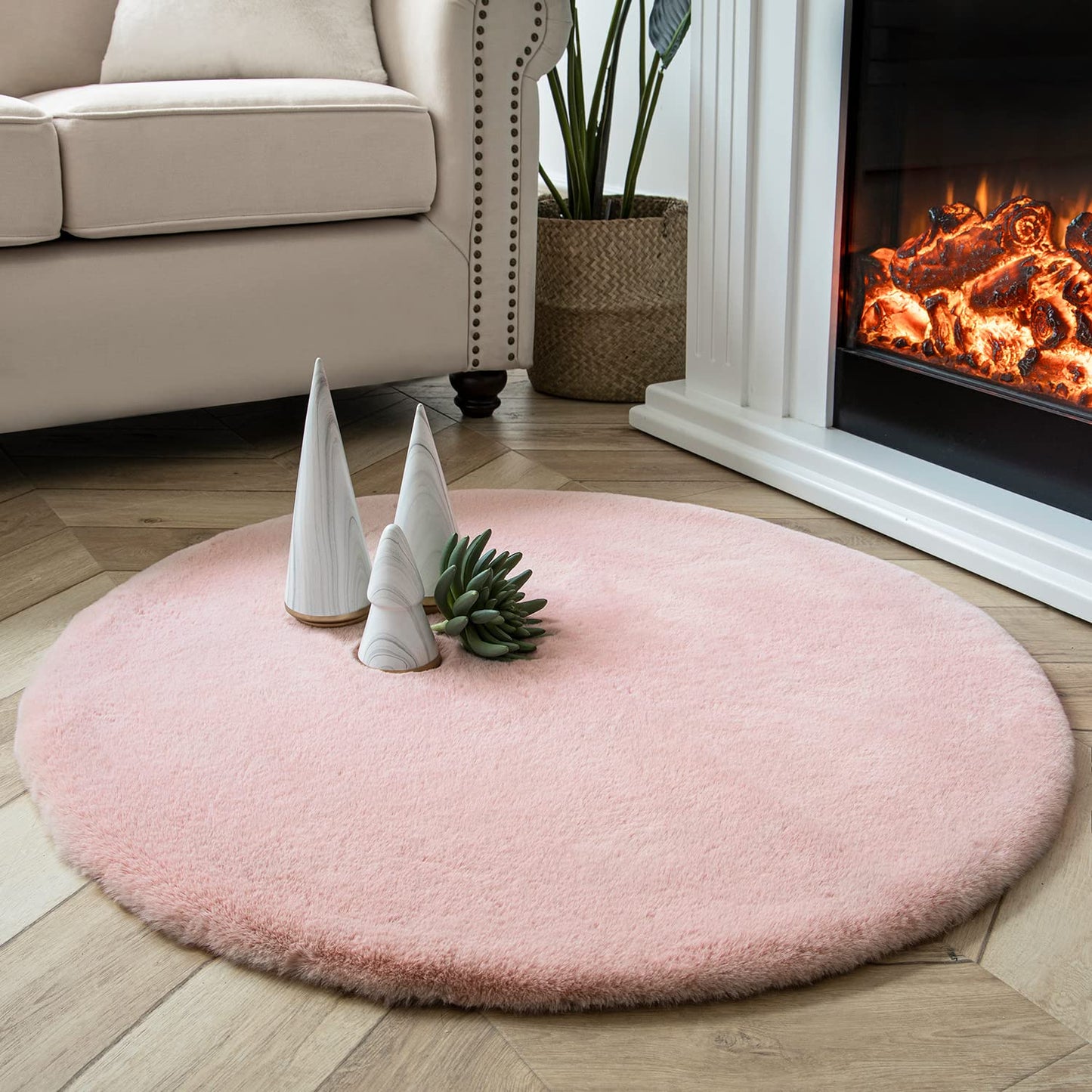 Ultra Soft Faux Area Rug