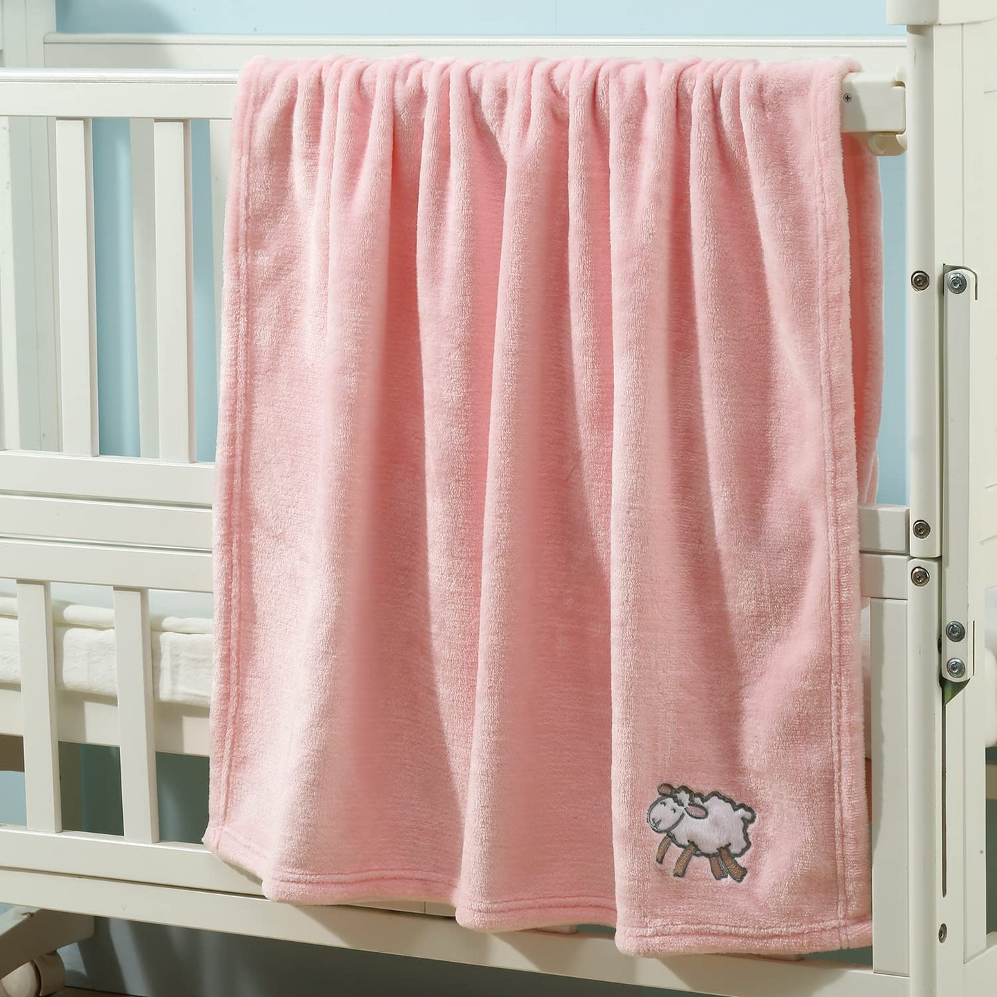 Cute Cozy Fluffy Warm Baby Blanket for Infants Toddlers' Bedding Crib Cot Stroller