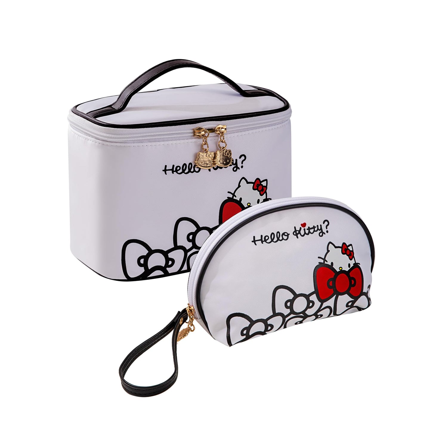 Hello Kitty Make up Bag Travel Cosmetic Bags - Cute Zipper Pouch Case Organizer