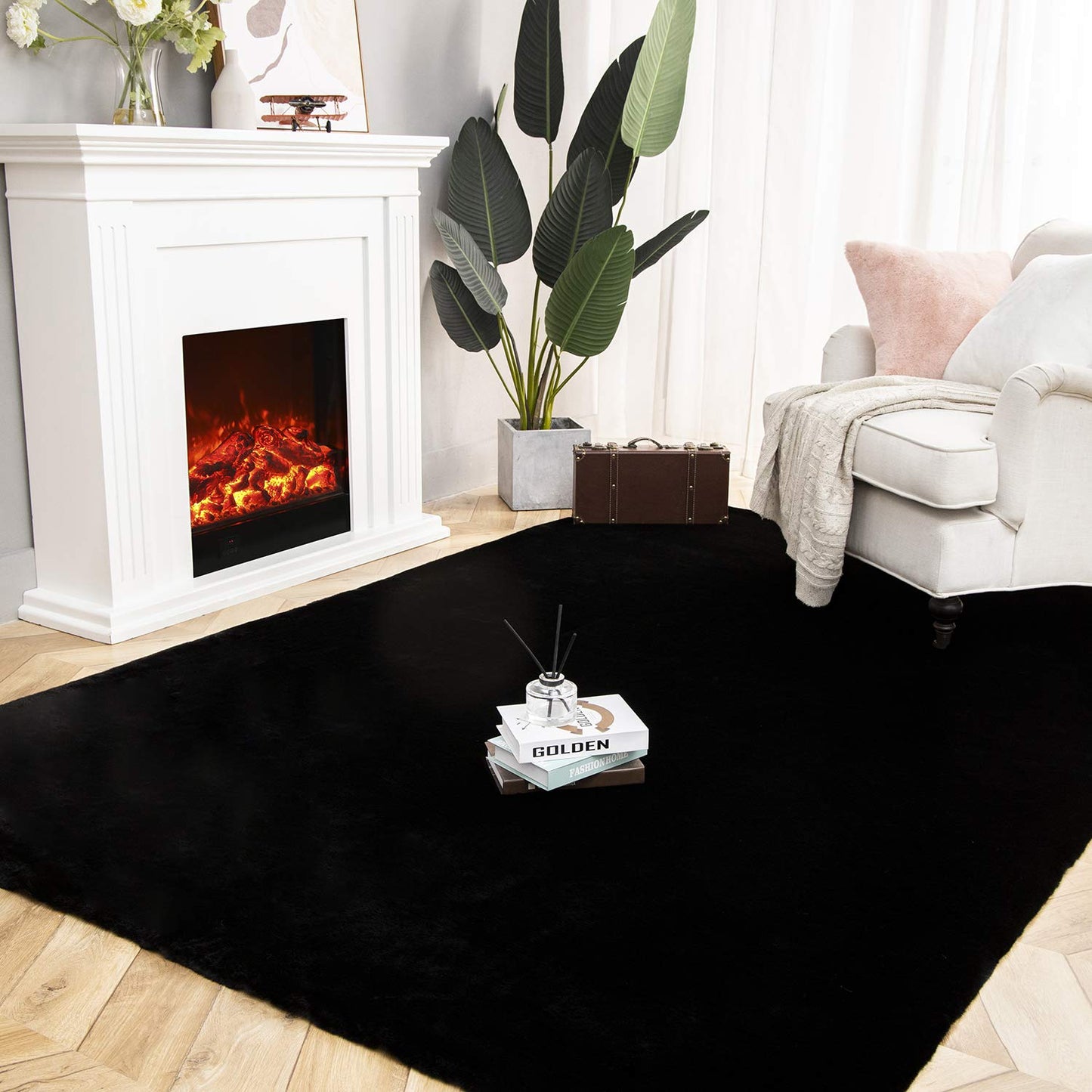 Ultra Soft Faux Area Rug