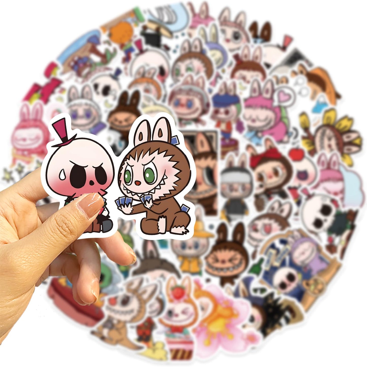 Kawaii Stickers, 50pcs Cute Cartoon Waterproof Vinyl Decal