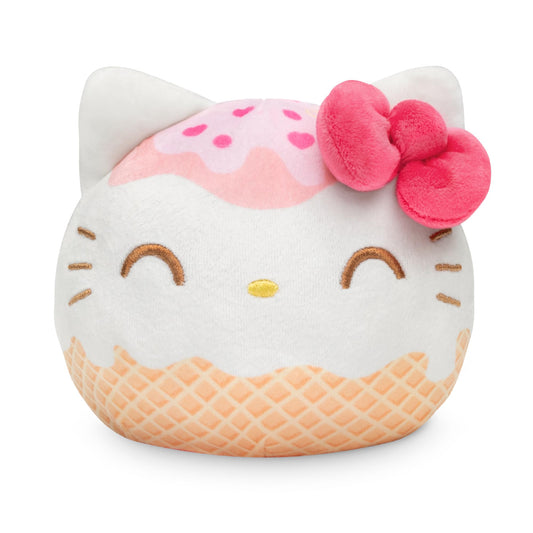 Hello Kitty &Friend Reversible 4" Plushie - Hello Kitty Ice Cream