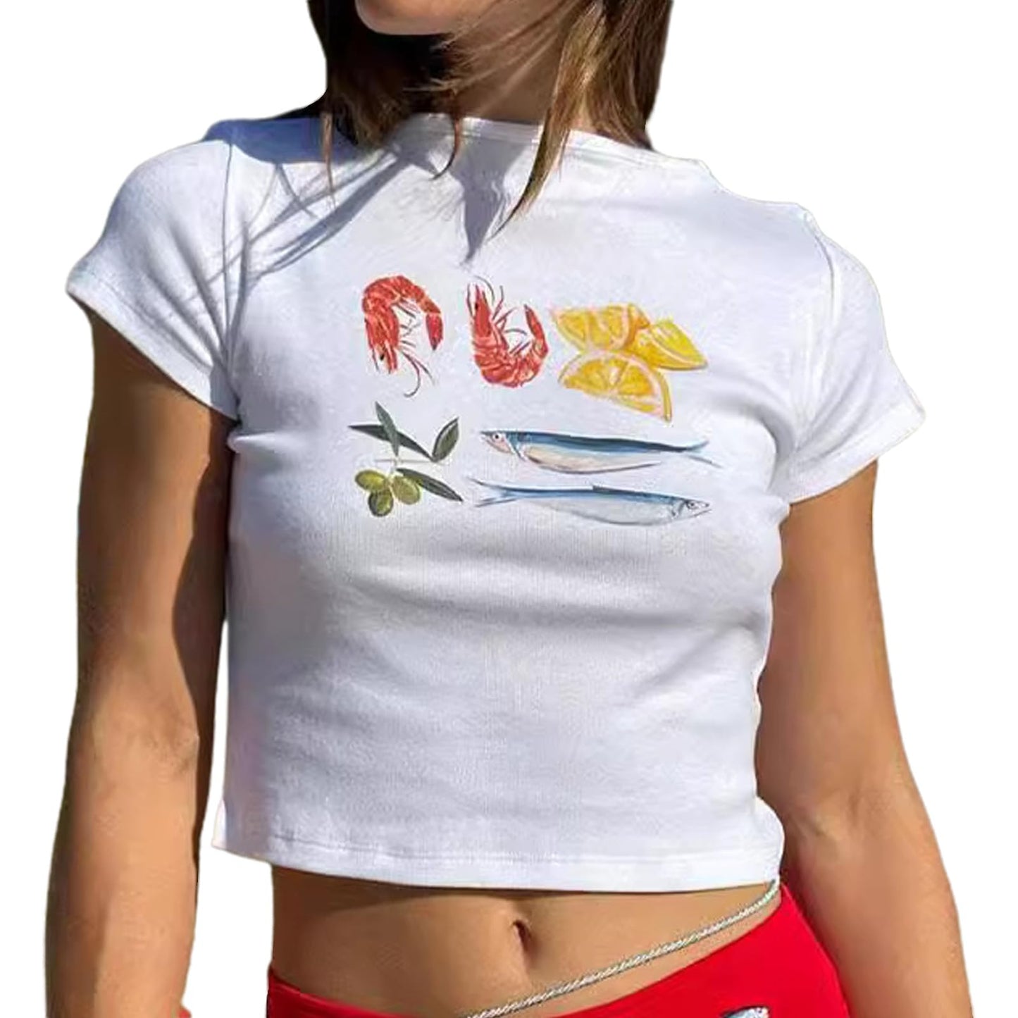 Y2k Baby Tees Graphic Tees Women Tops