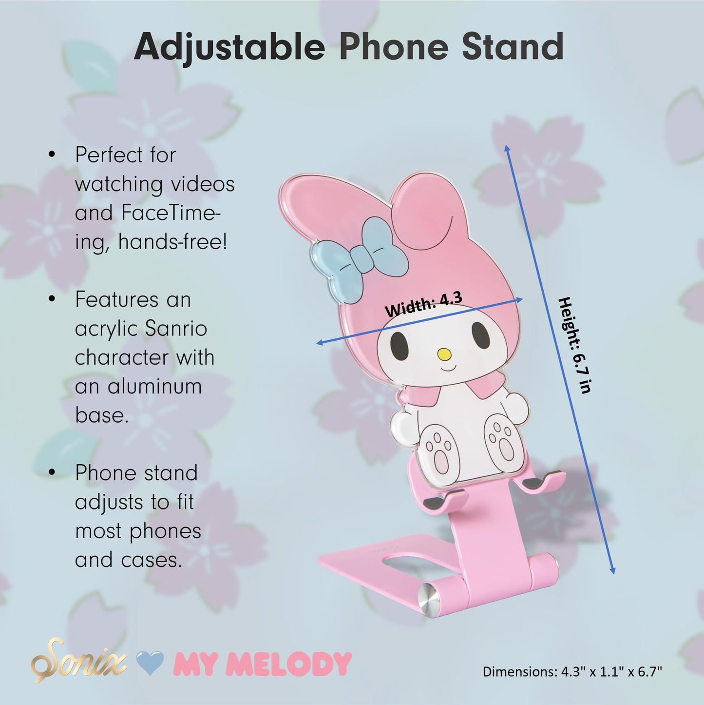 Sonix x Sanrio Character Phone Stand | Adjustable Cell Phone Holder