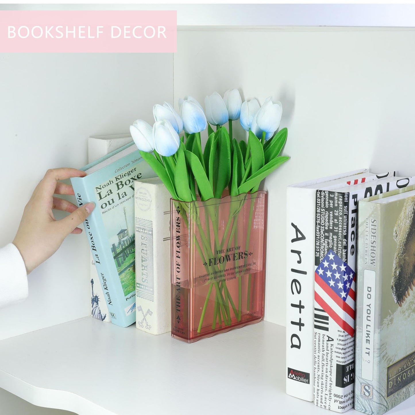 New Book-Shaped Flower Vase – Aesthetic Decor