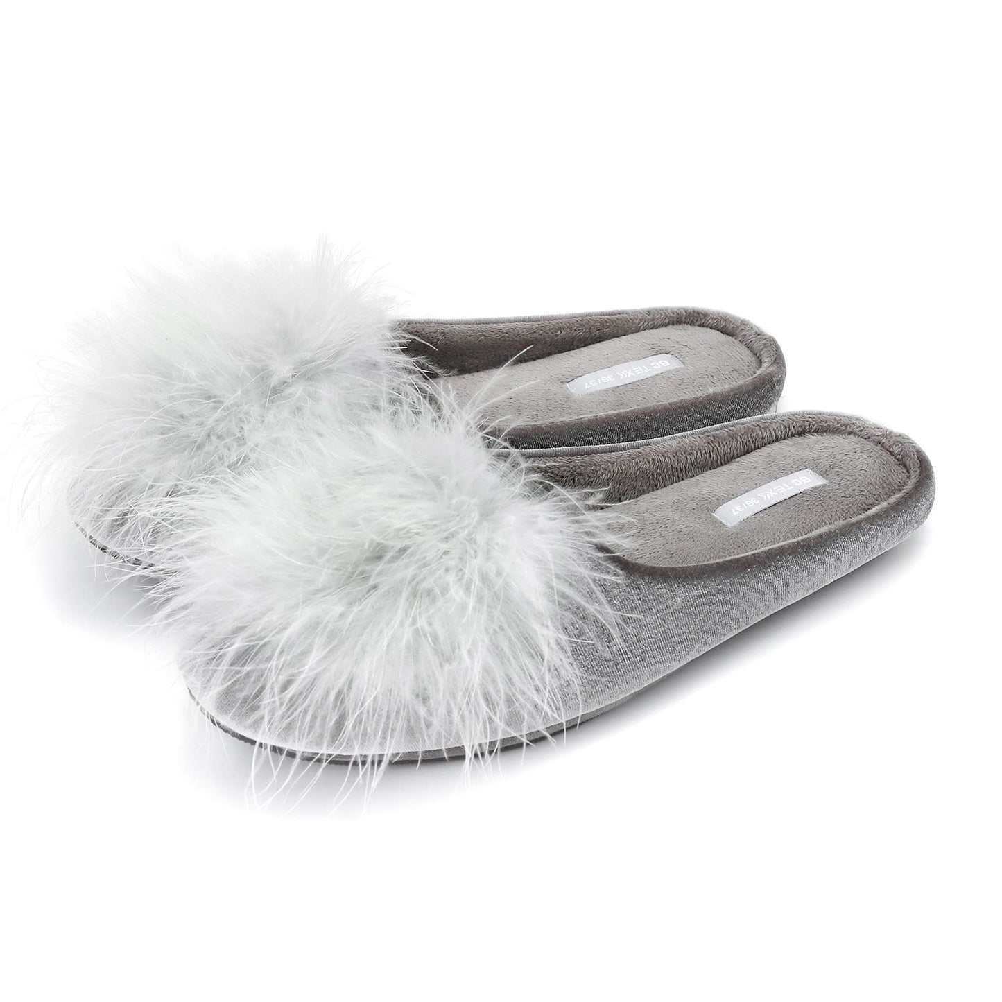 Women's Cozy Velvet Memory Foam House Slipper, Non-slip Sole