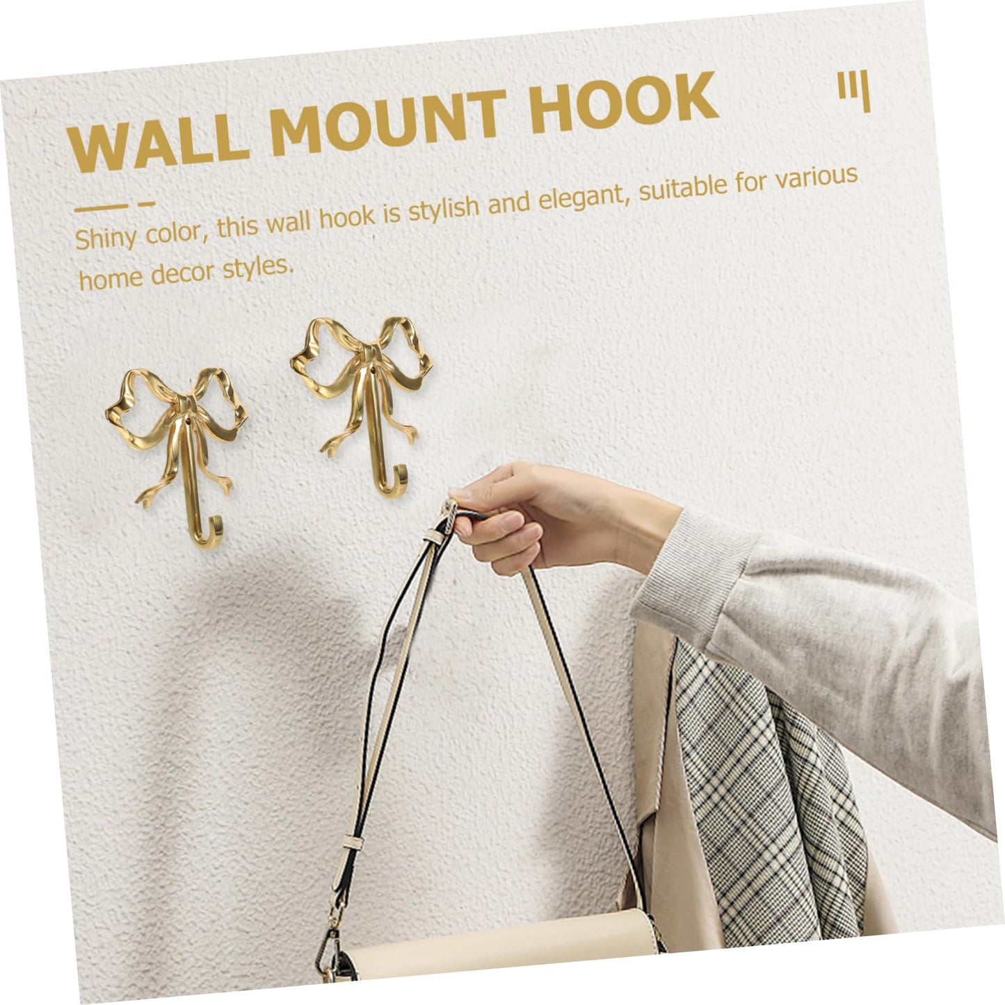 Decorative Bowknot Hook - Home Decor Unique Brass Household