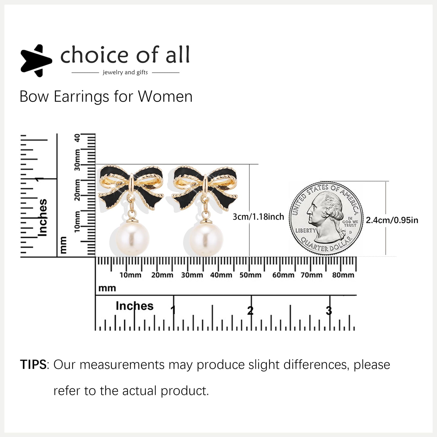 Women Bow Earrings