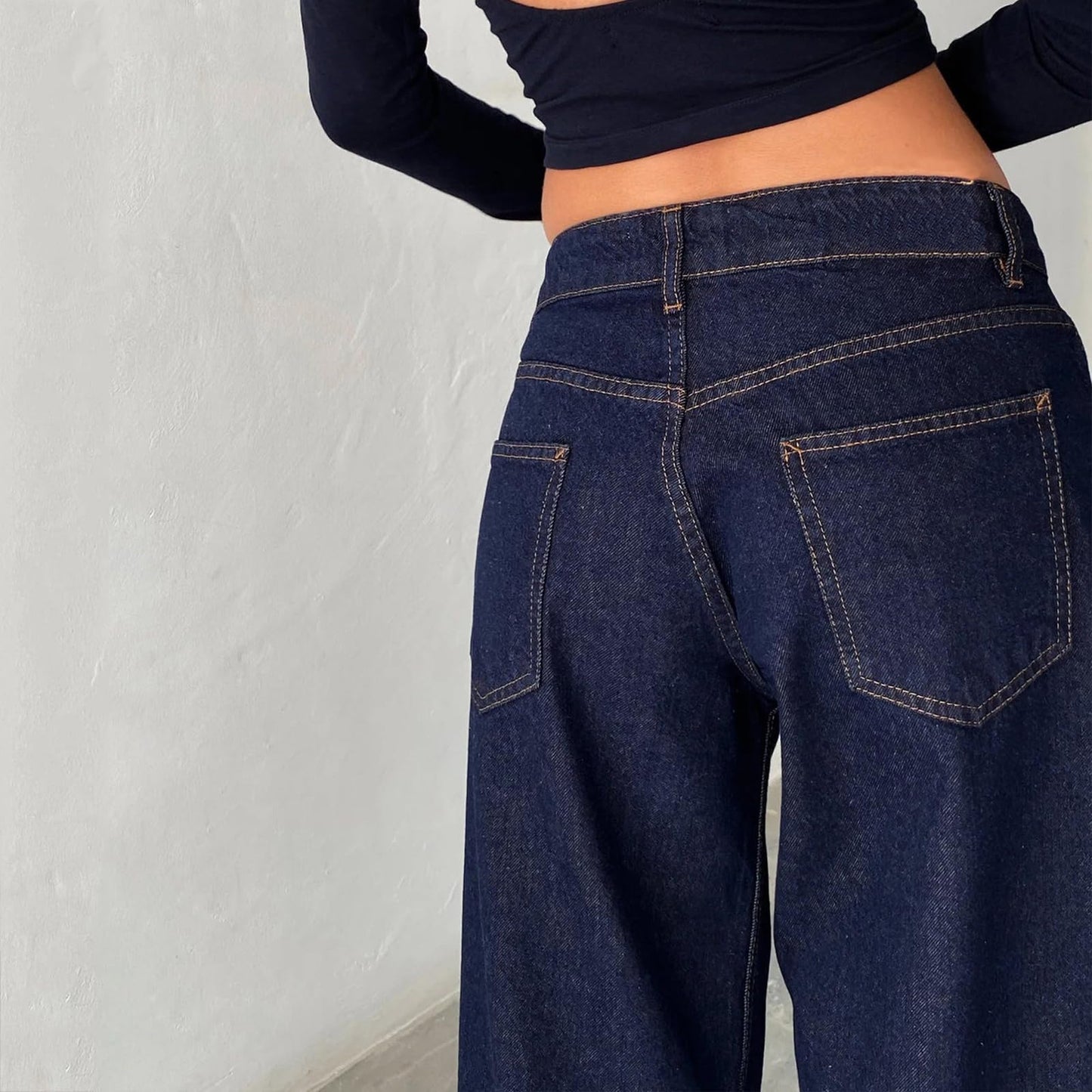 Women's Y2K High-Waisted Boyfriend Jeans – Streetwear Denim Pants