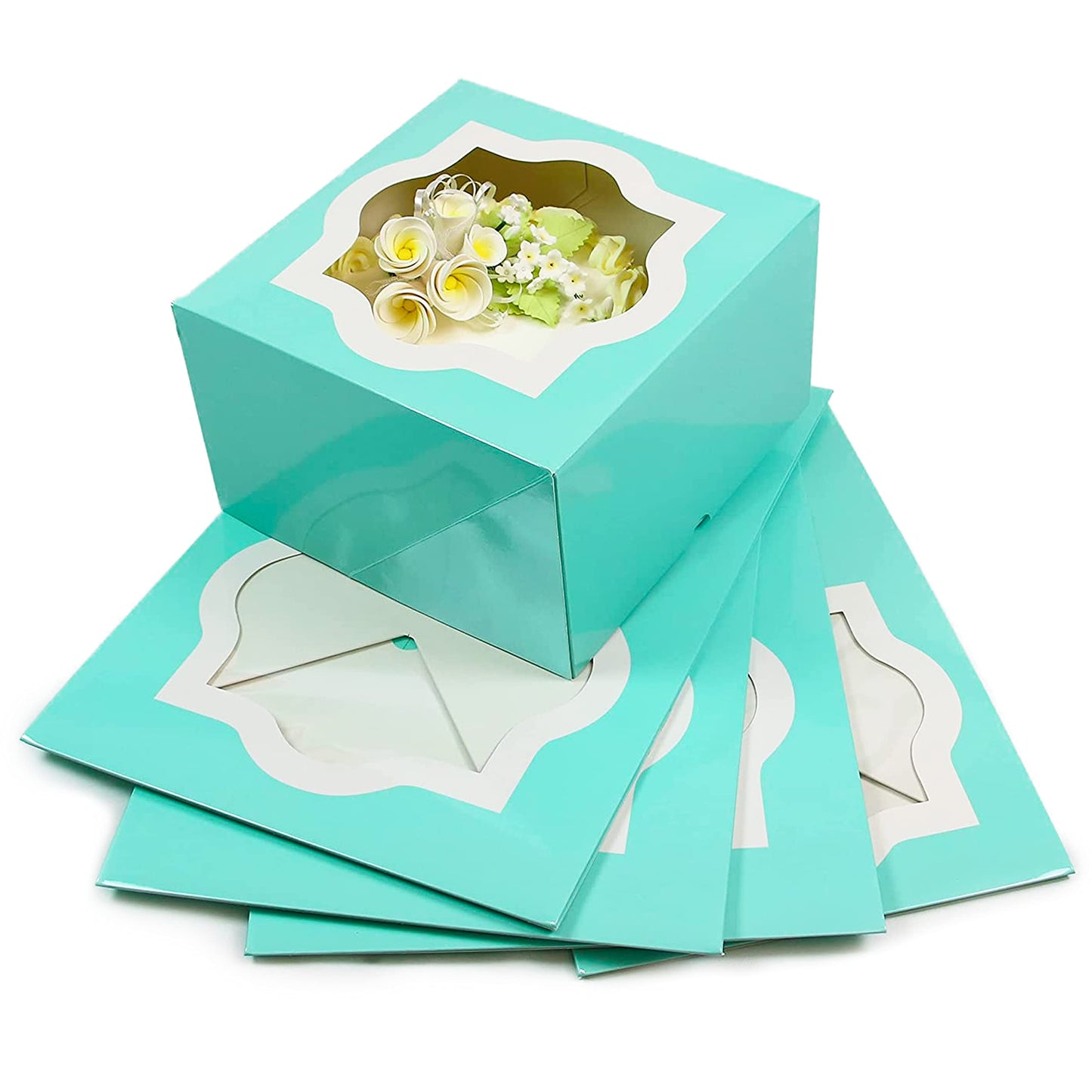 Extra Deep Square Cake Box with Window