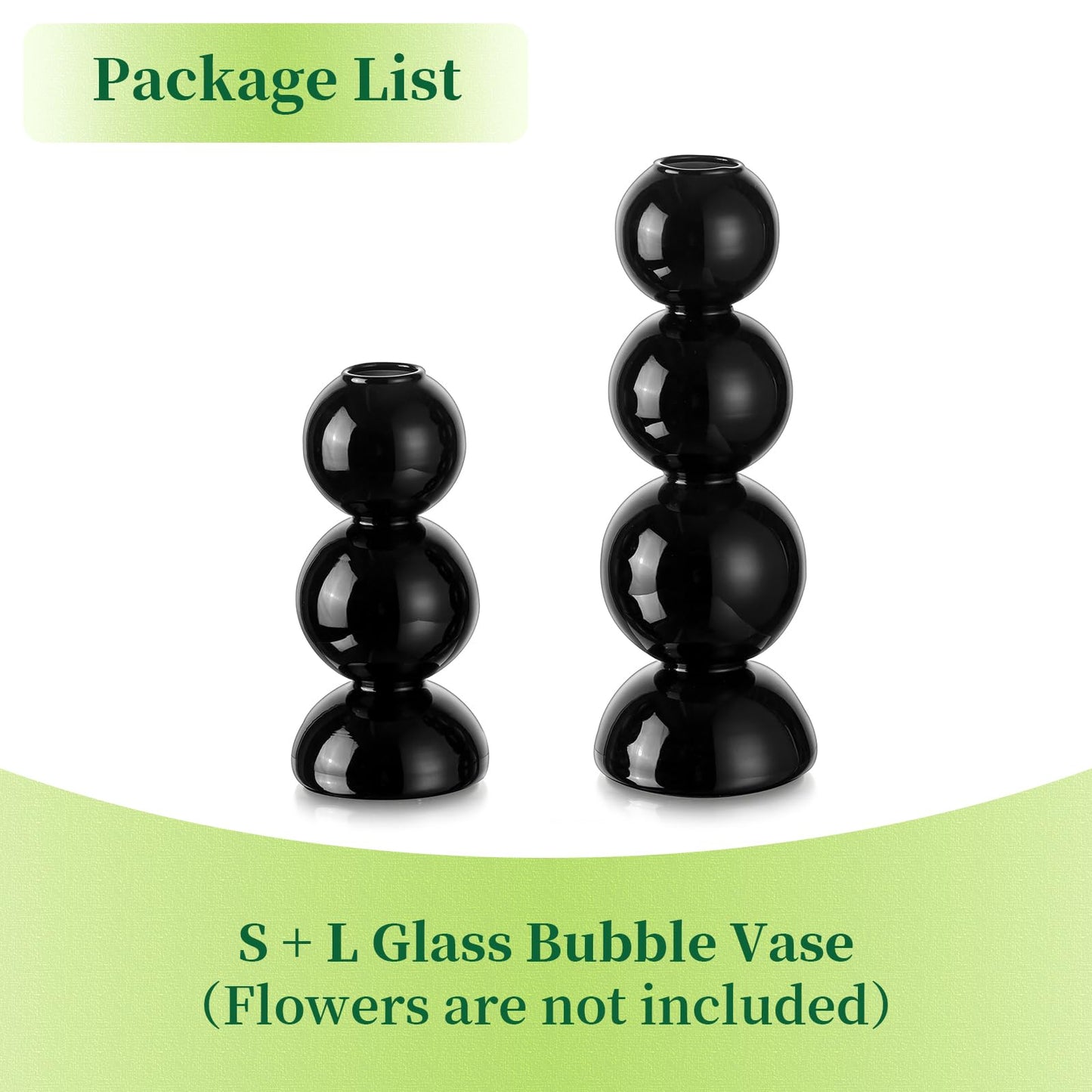 Glass Bubble Vases for Flowers