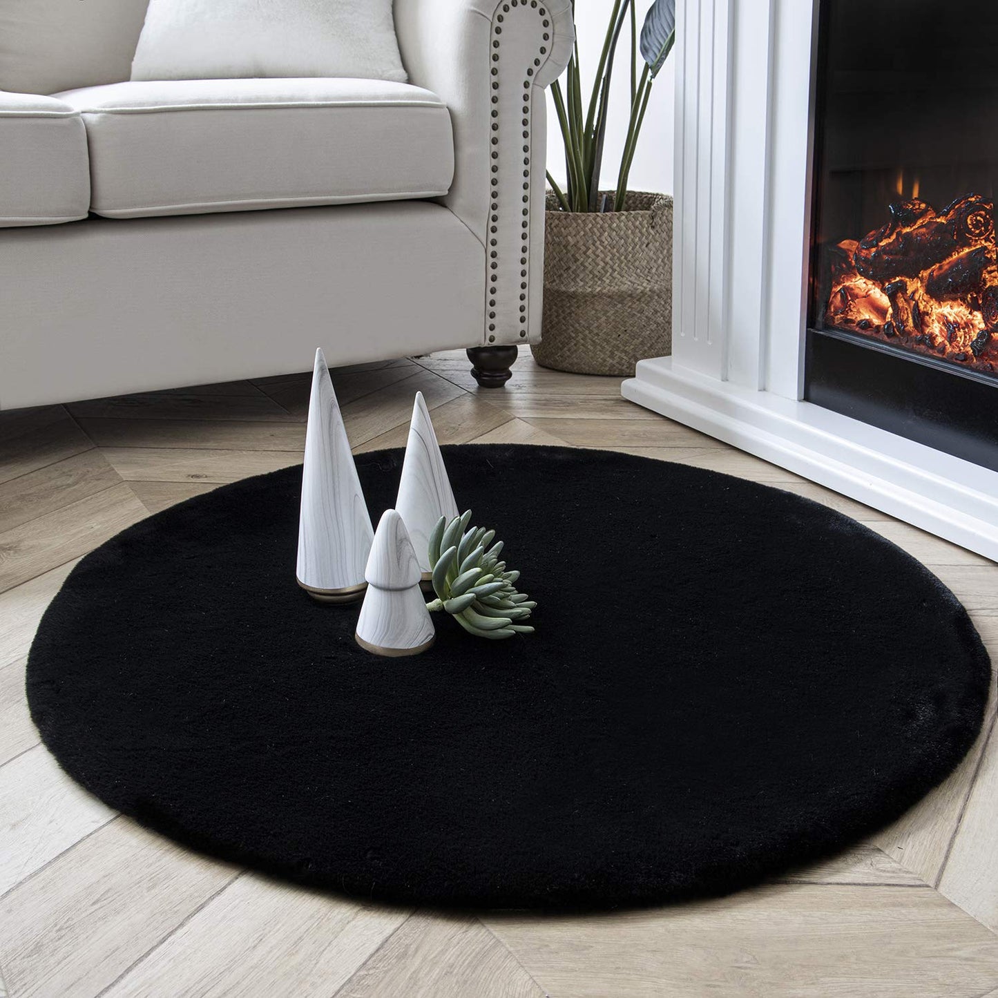 Ultra Soft Faux Area Rug