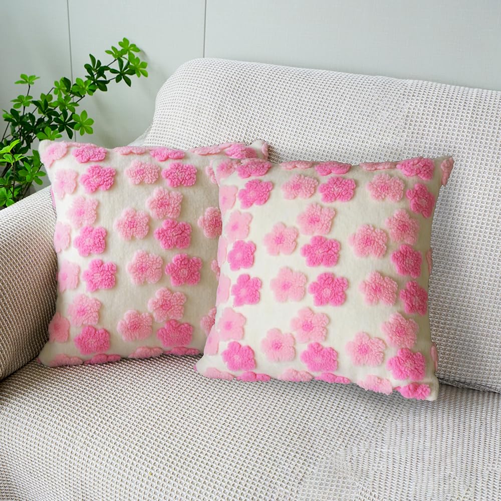 Cute Faux Fur Soft Plush Pillow Covers