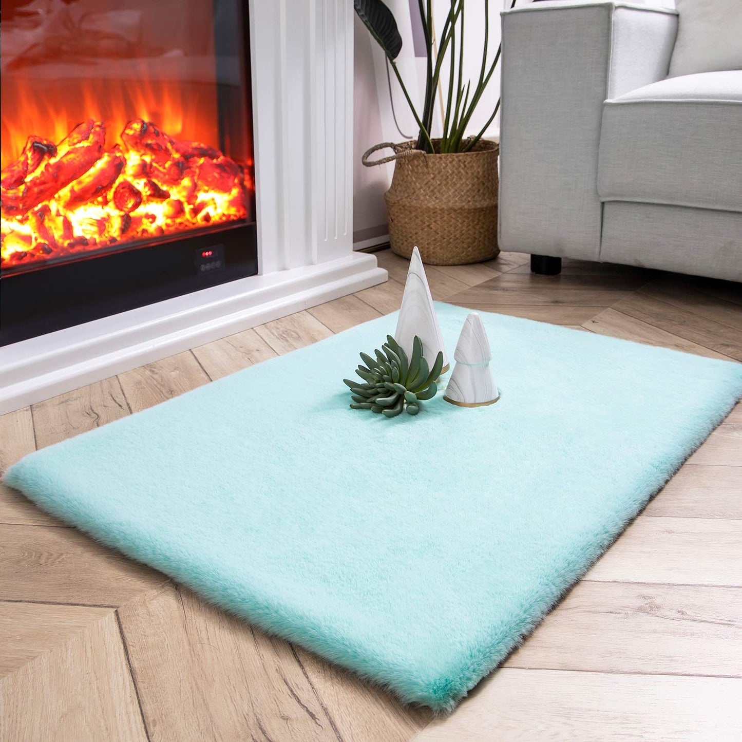 Ultra Soft Faux Area Rug