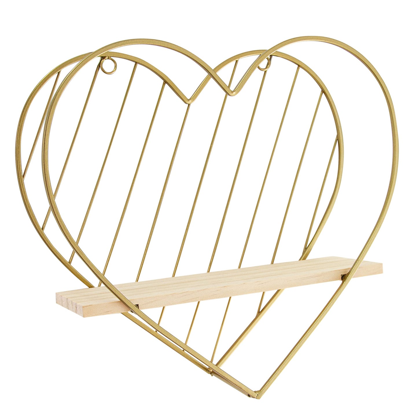 Heart-Shaped Floating Shelf – Funky Wall Organizer for Trinkets, Aesthetic Room Decor