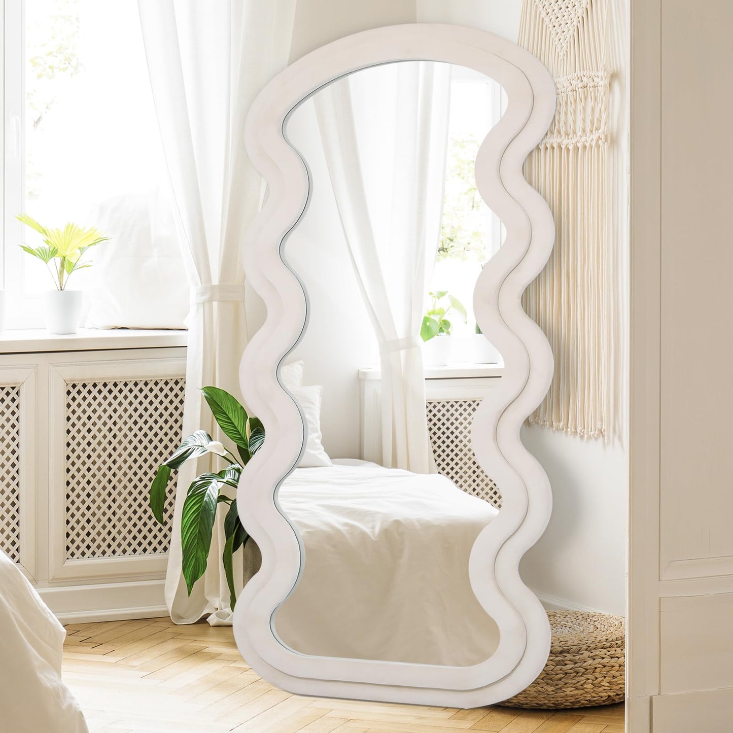 Irregular Full Body Mirror Wall Mounted Floor Mirror