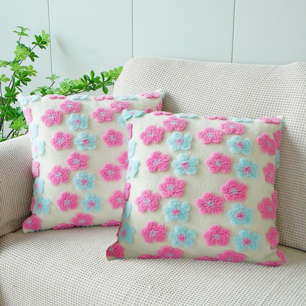 Cute Faux Fur Soft Plush Pillow Covers