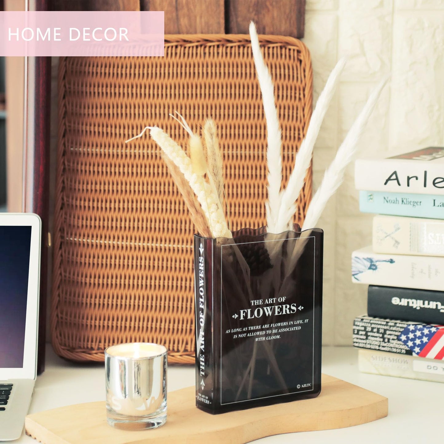 New Book-Shaped Flower Vase – Aesthetic Decor