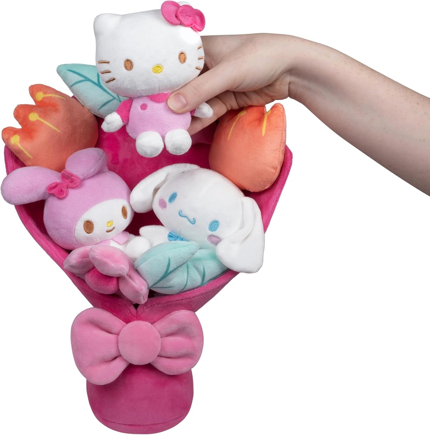 Hello Kitty and Friends - 12-inch Plush Valentine’s Bouquet - 9 Plush