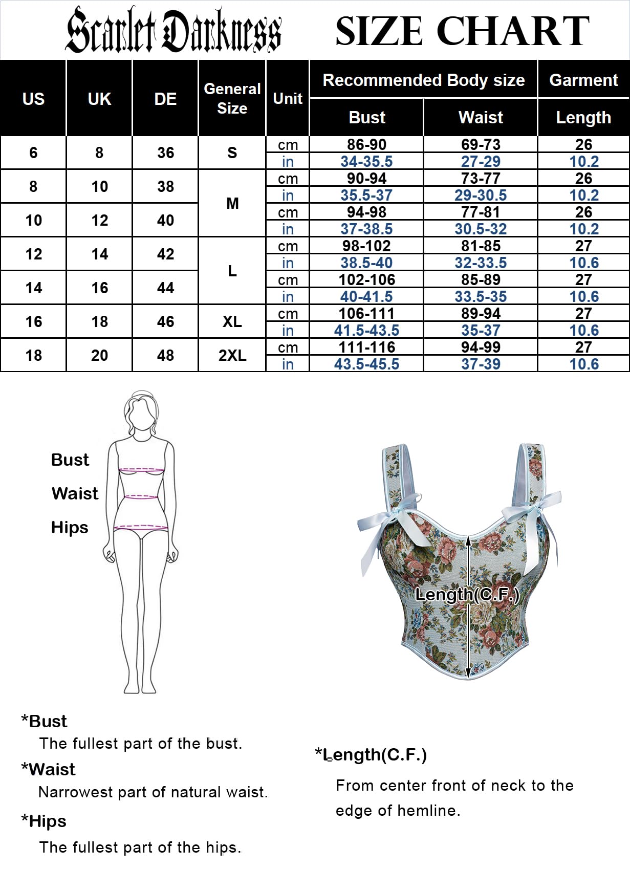 Corset Tops for Women Sweetheart Neckline Floral Corset with Zipper Size 6-18