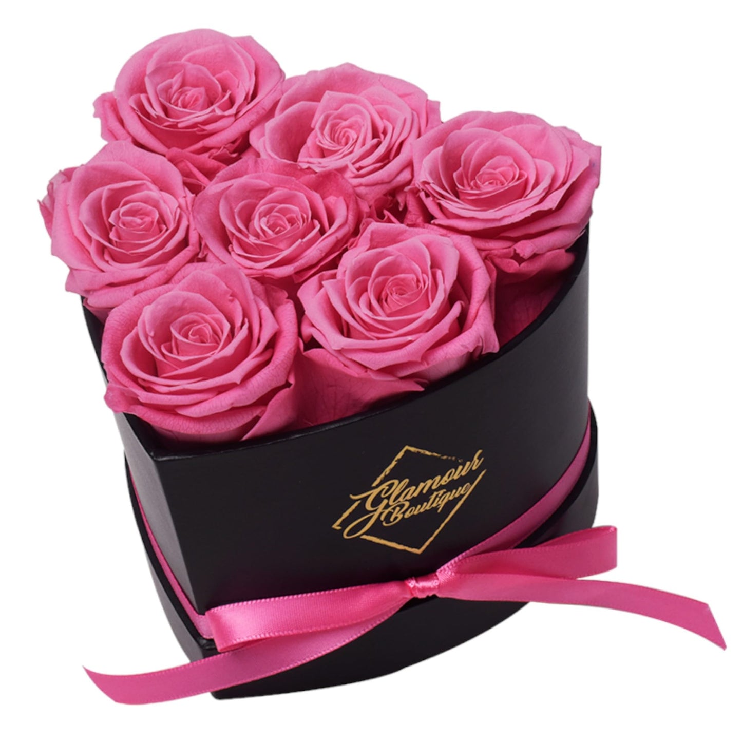 Forever Heart Shape Box - Preserved Roses