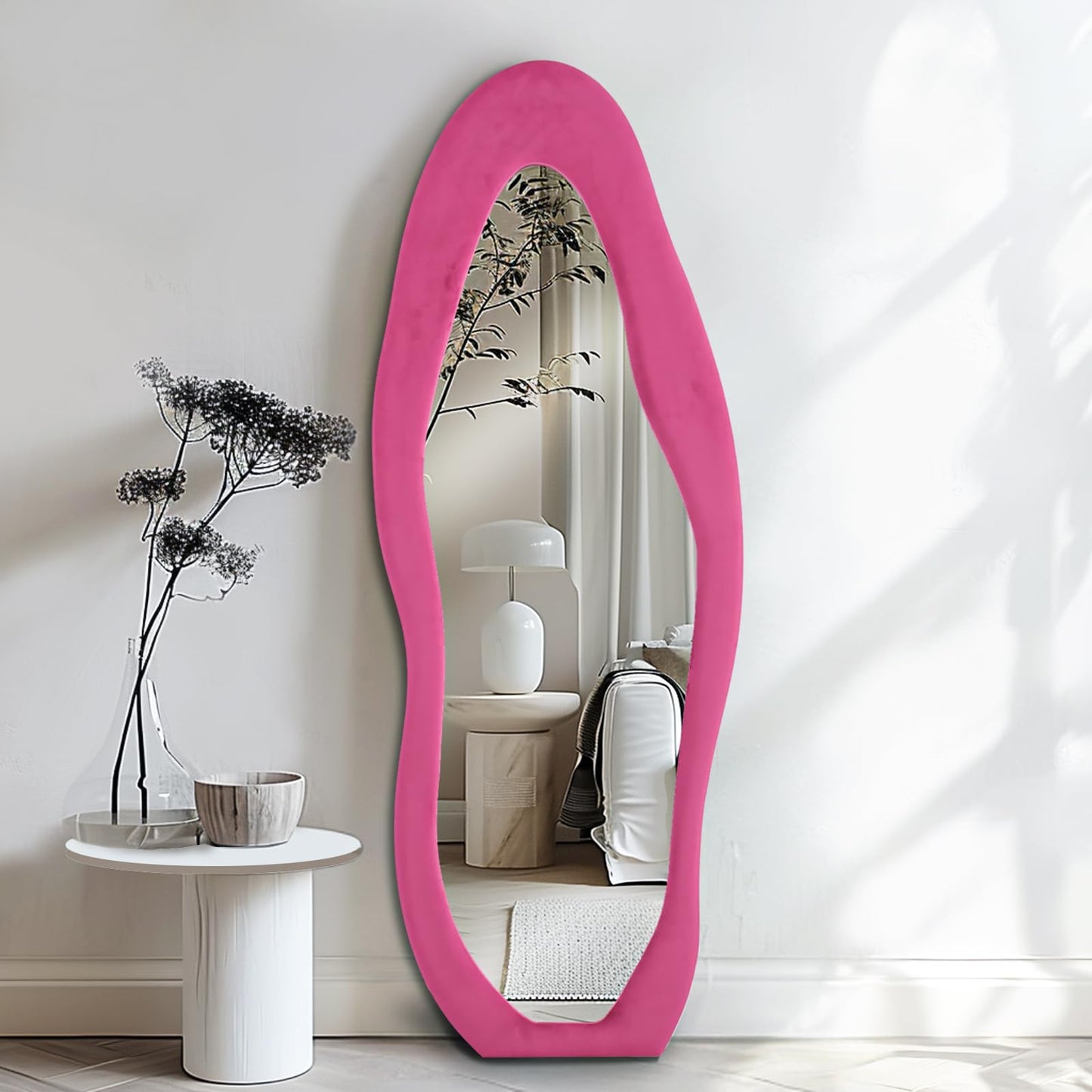 Irregular Full Body Mirror Wall Mounted Floor Mirror