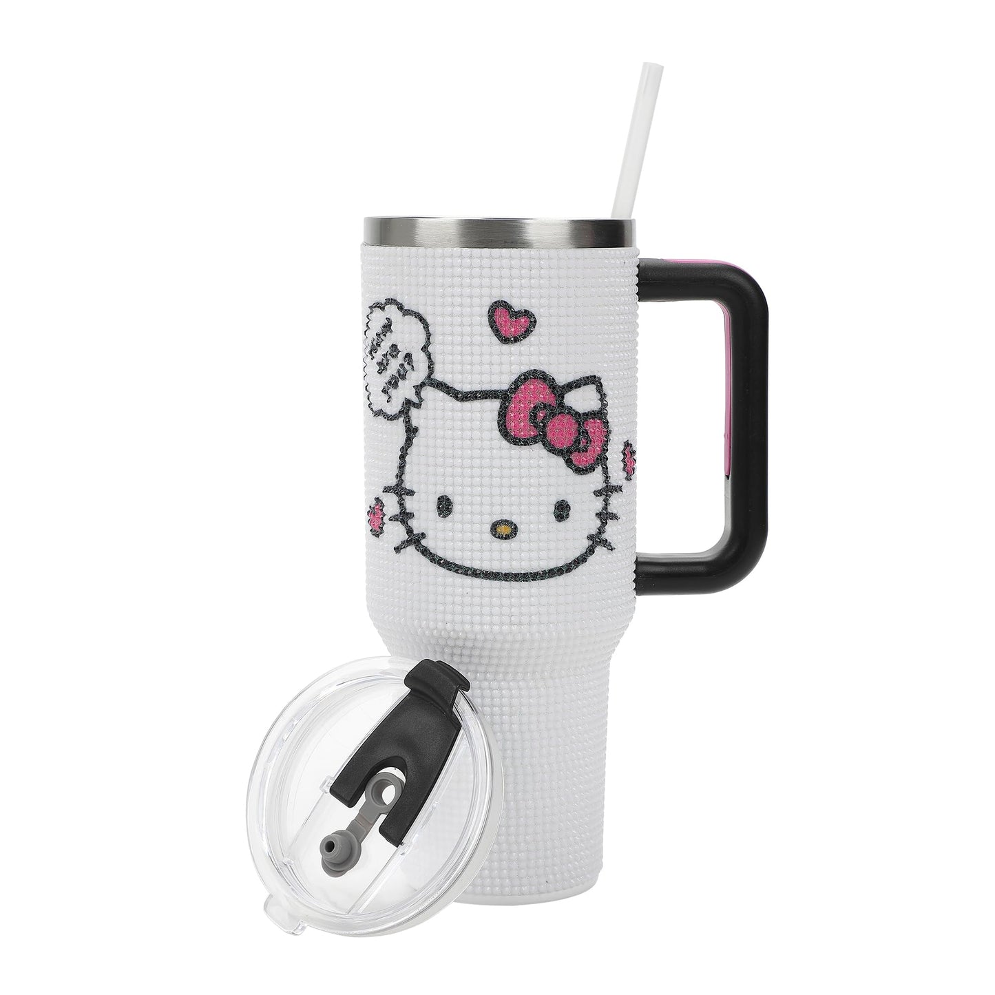 Hello Kitty 40 Oz. Stainless Steel Tumbler With Leak-Proof Lid