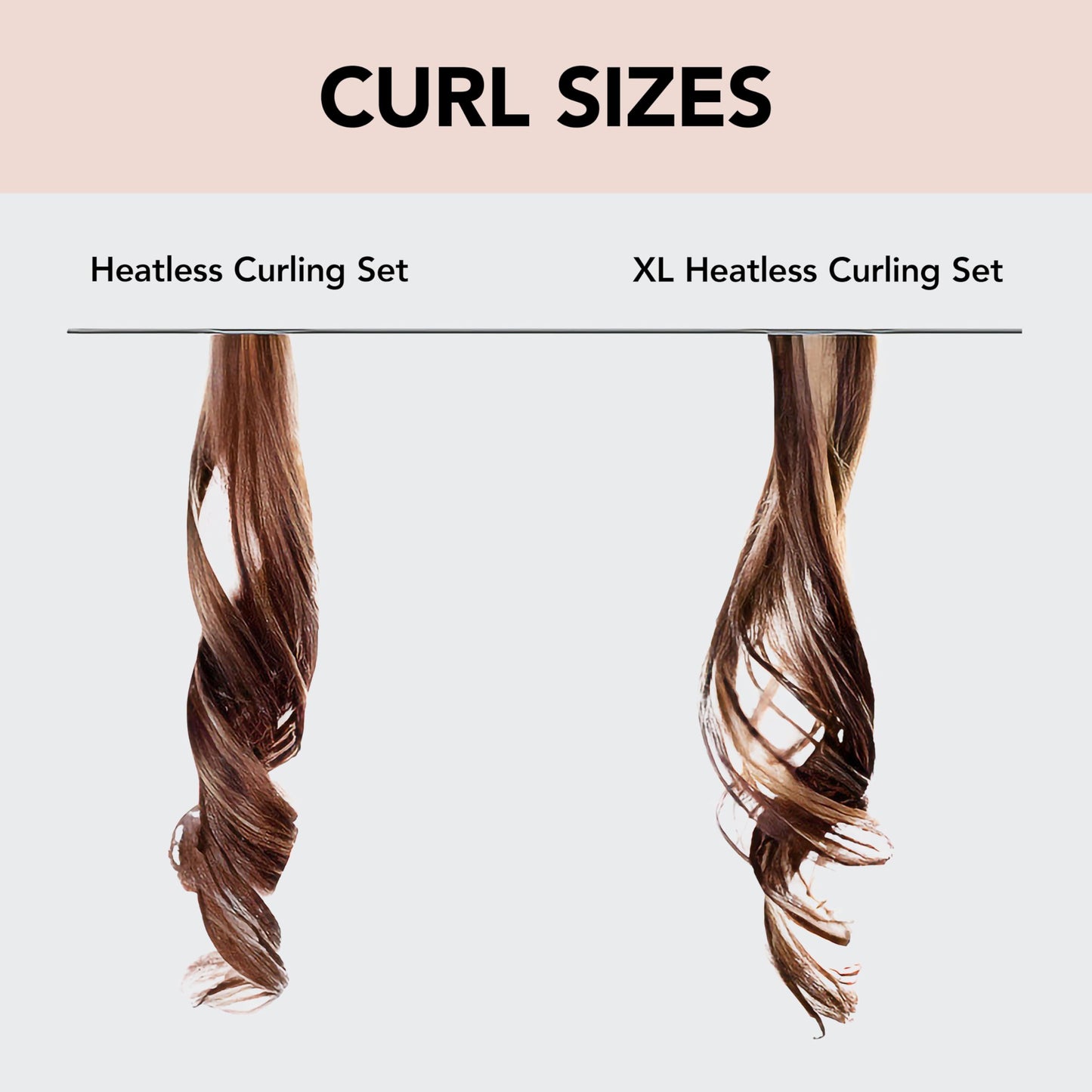 Satin Heatless Hair Curler Set - Heatless Curls Overnight, Hair Rollers for Soft Curls & Frizz-Free Styling, No Heat Curlers to Sleep in, Curling Rod Headband