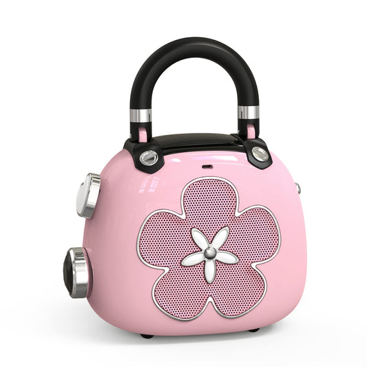 Retro Candy Cute Bluetooth Speaker, Mini Portable with Mighty Sound