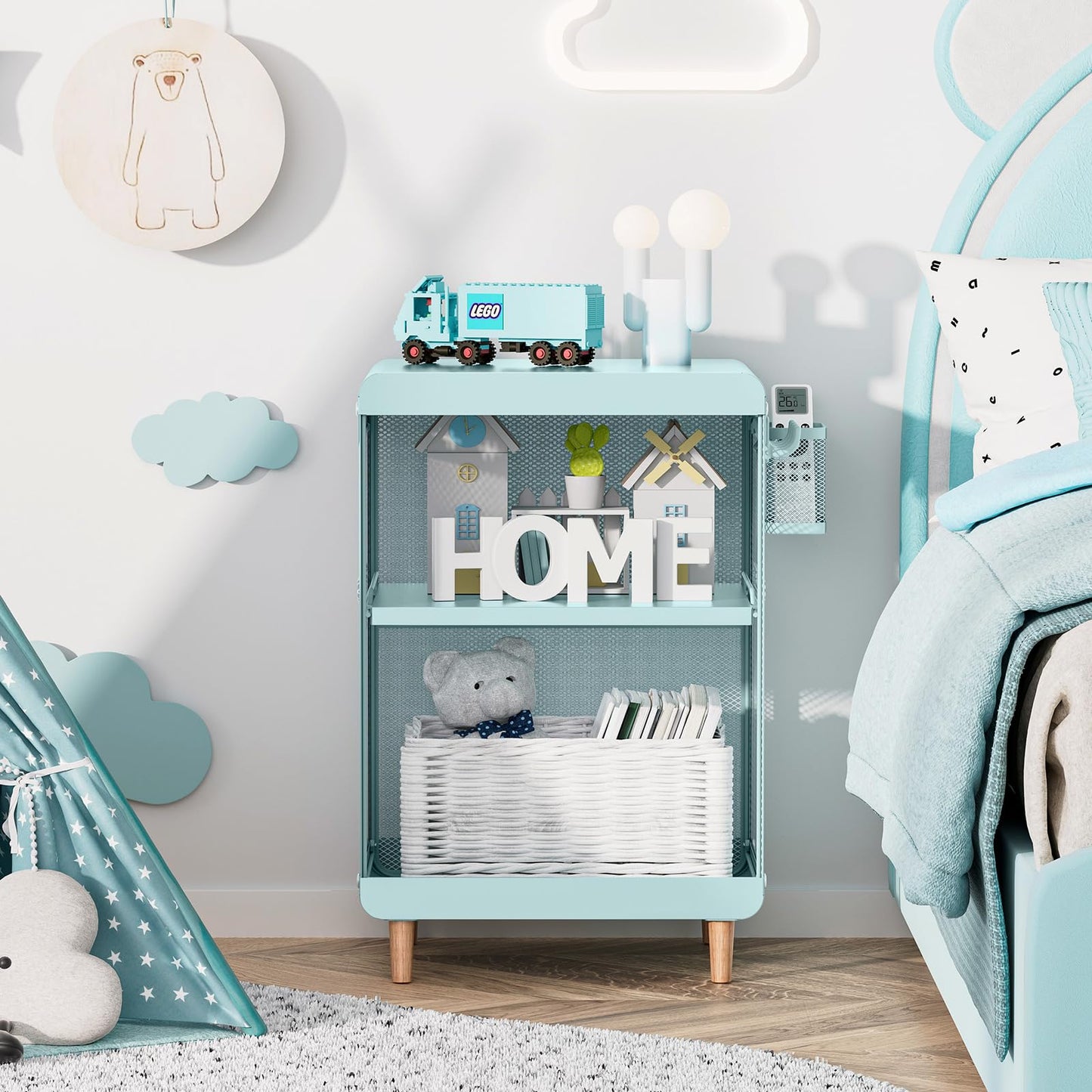 Cute Bedside Nightstand Table