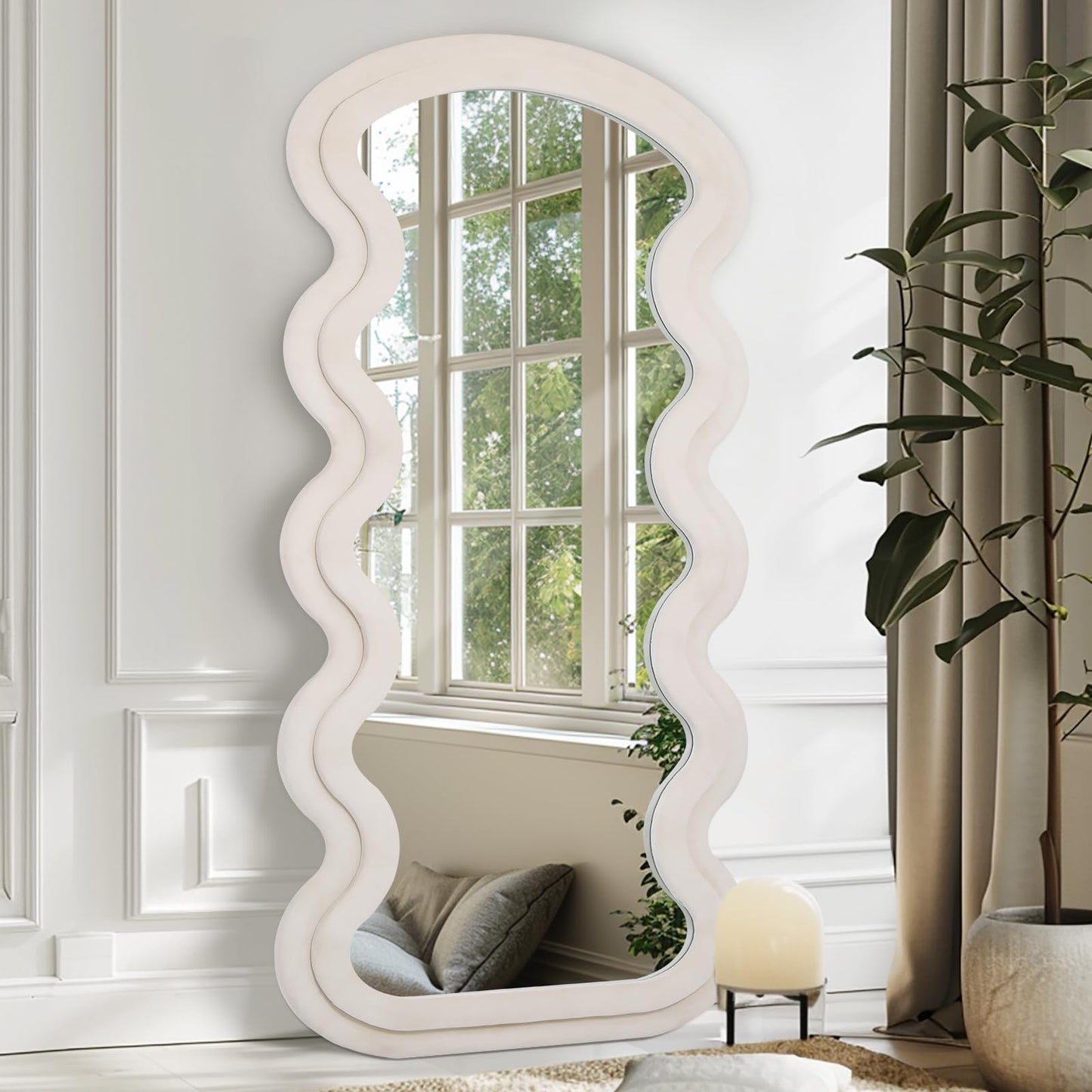 Irregular Full Body Mirror Wall Mounted Floor Mirror