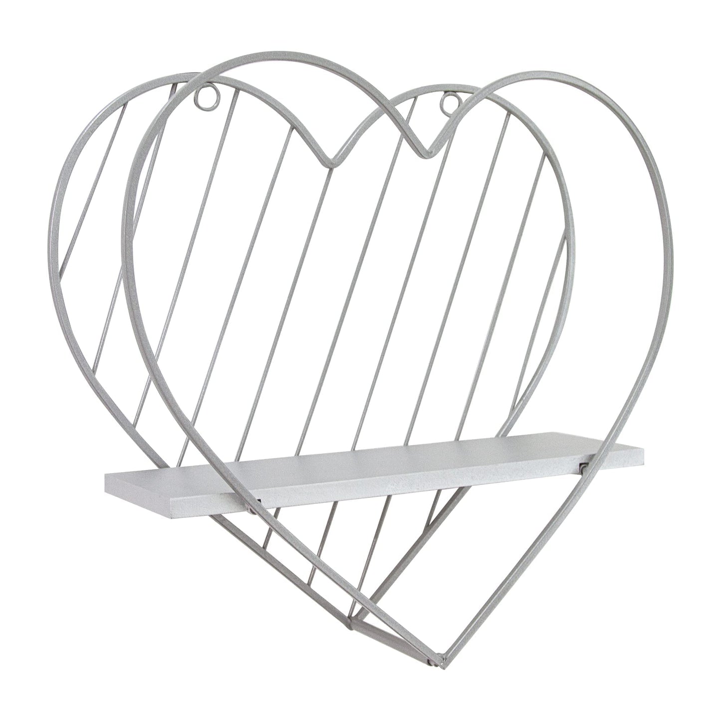 Heart-Shaped Floating Shelf – Funky Wall Organizer for Trinkets, Aesthetic Room Decor