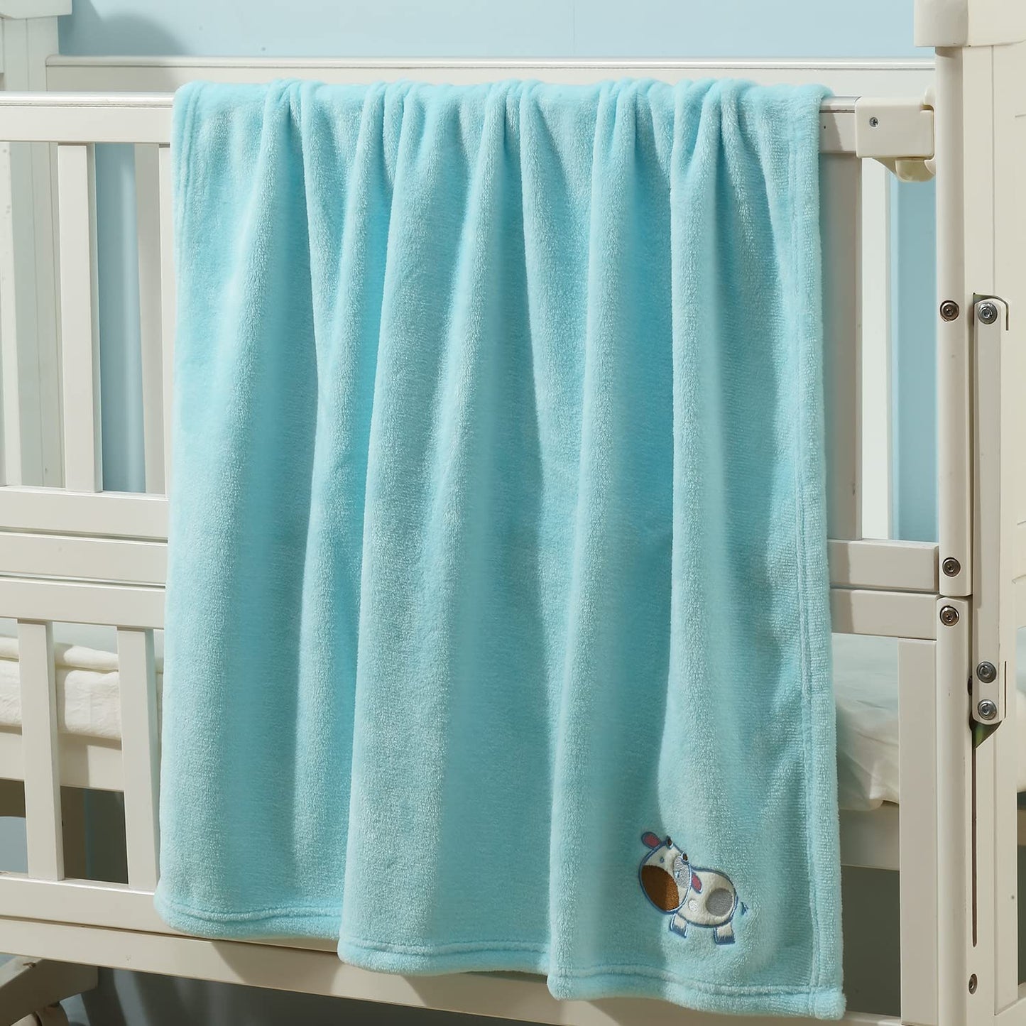 Cute Cozy Fluffy Warm Baby Blanket for Infants Toddlers' Bedding Crib Cot Stroller