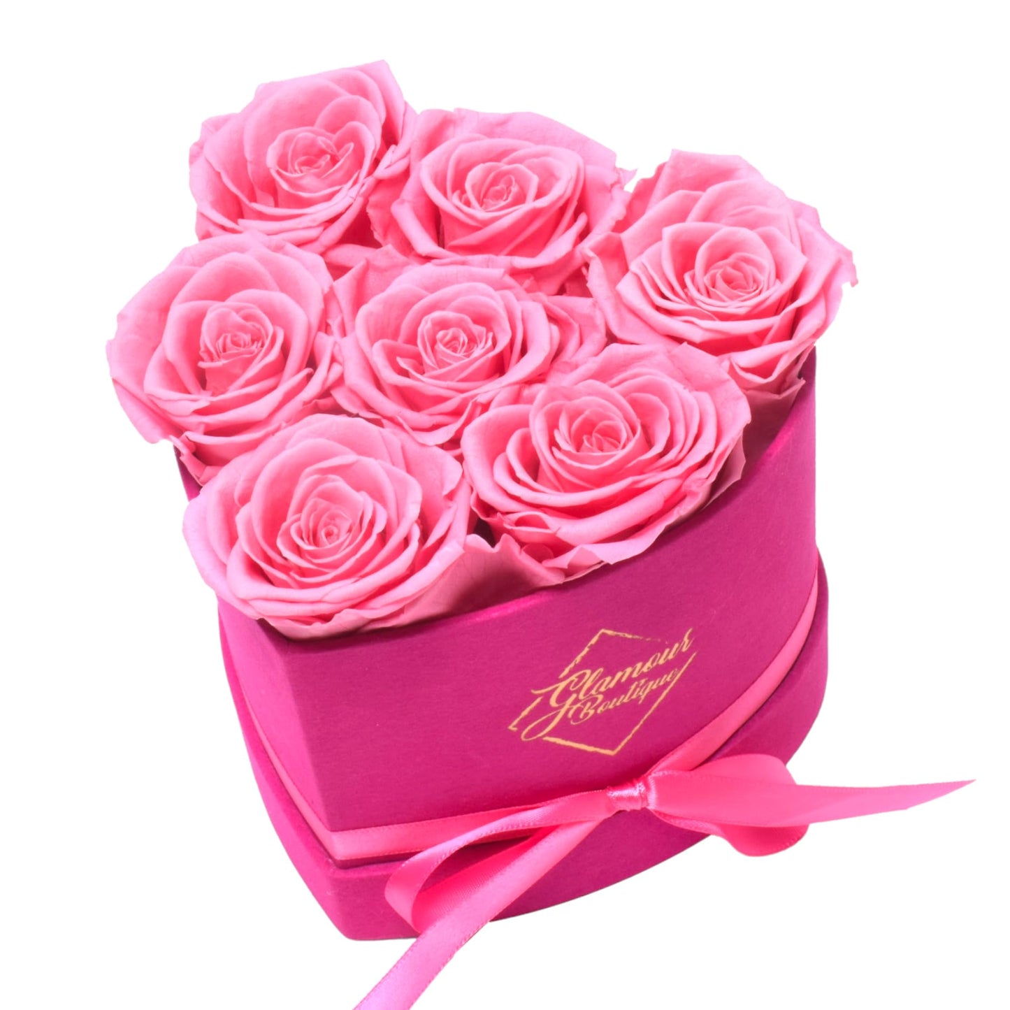 Forever Heart Shape Box - Preserved Roses