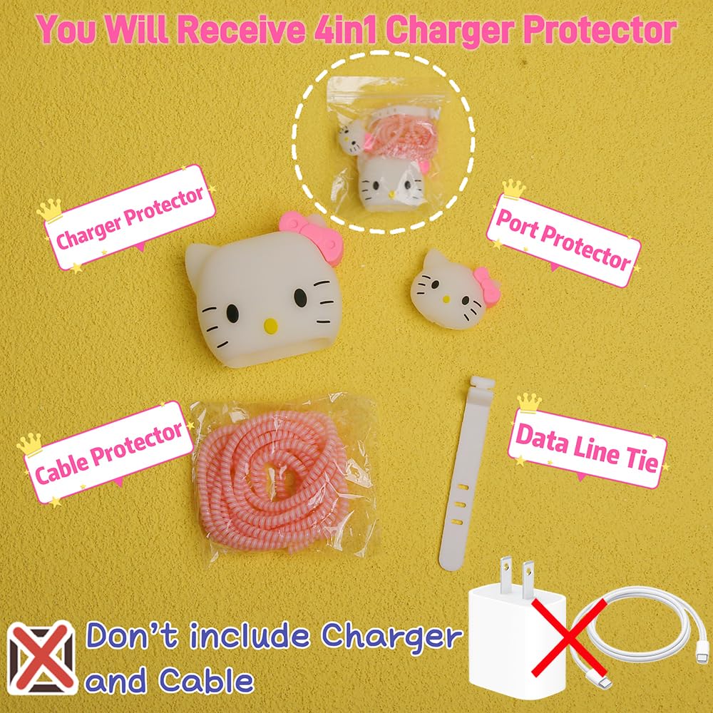 Cute 3D Cartoon Series Fast Charger Protector