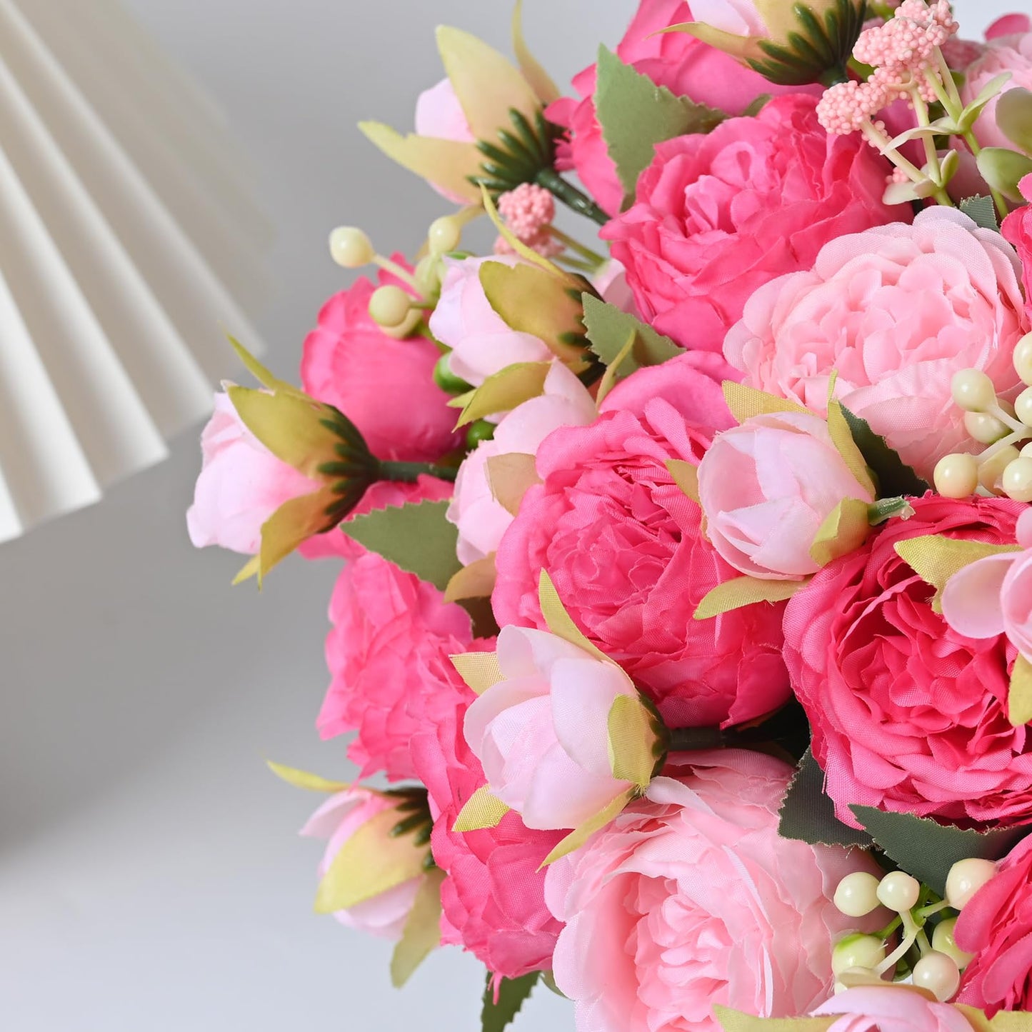 Peonies Artificial Flowers - Silk Peonies Flowers Fake Bouquet