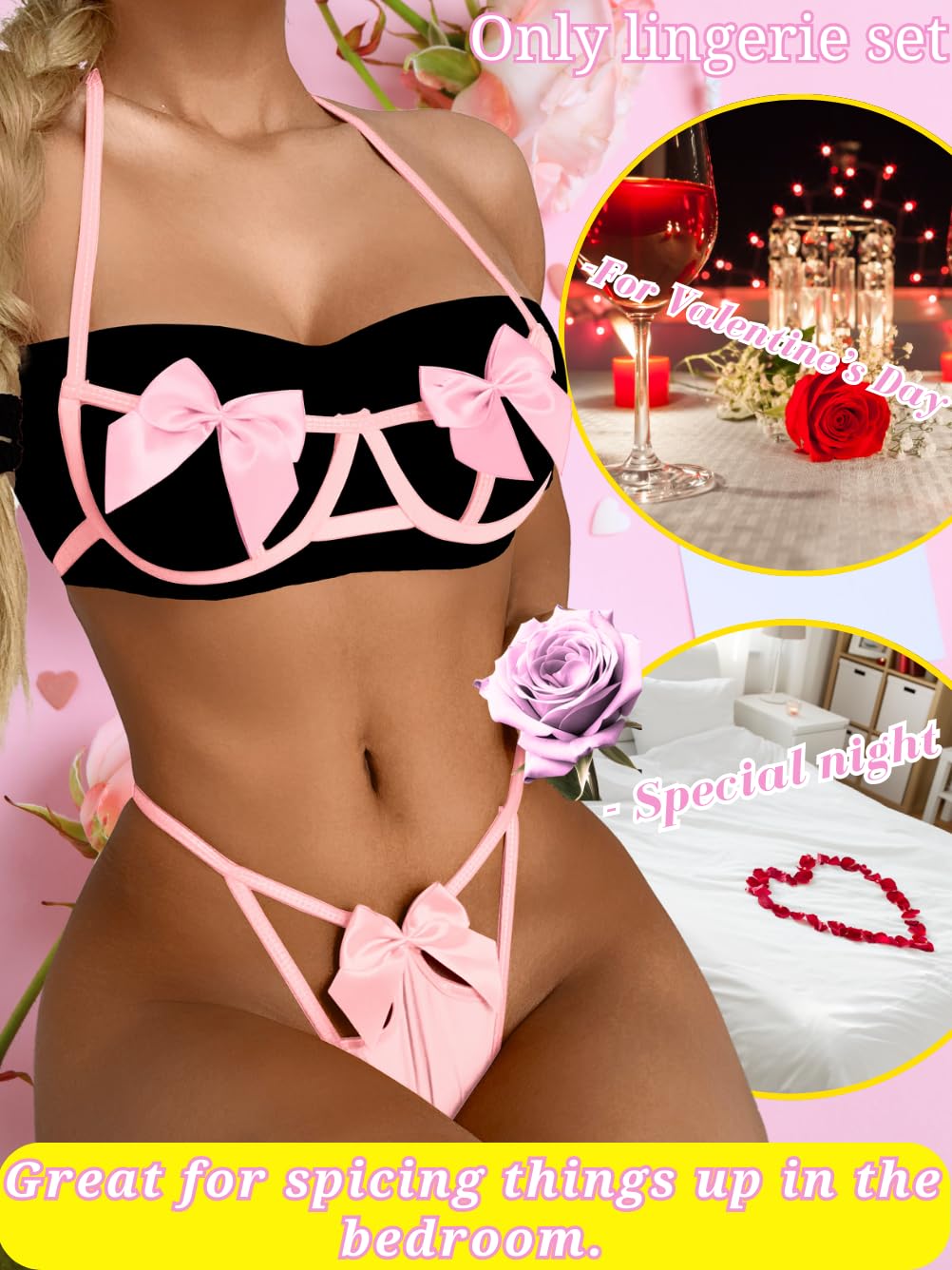 Present Bow Lingerie Set – Sexy Christmas, Valentine’s & Anniversary Outfit