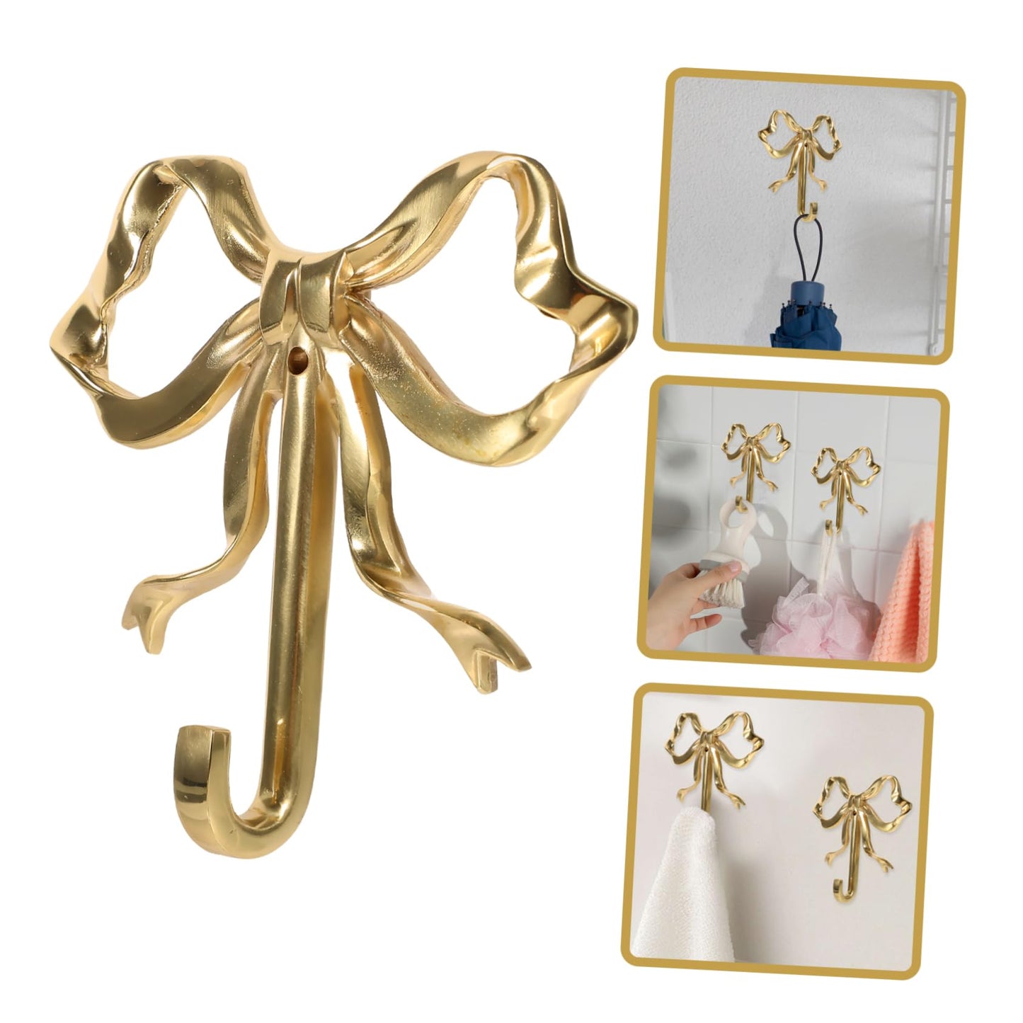 Decorative Bowknot Hook - Home Decor Unique Brass Household