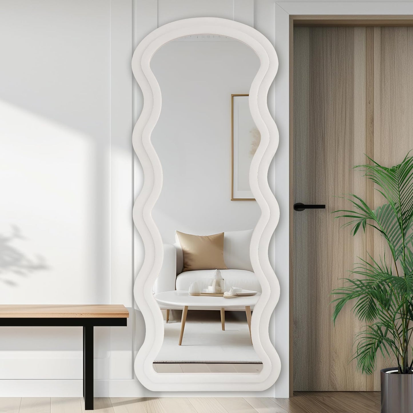 Irregular Full Body Mirror Wall Mounted Floor Mirror