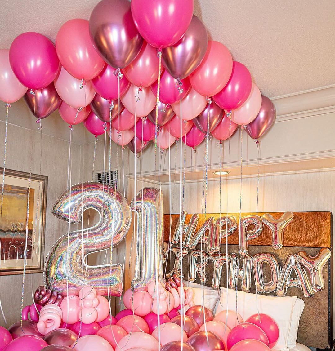 Metallic Balloon, 50Pcs 12Inch Latex Balloons Party Decoration