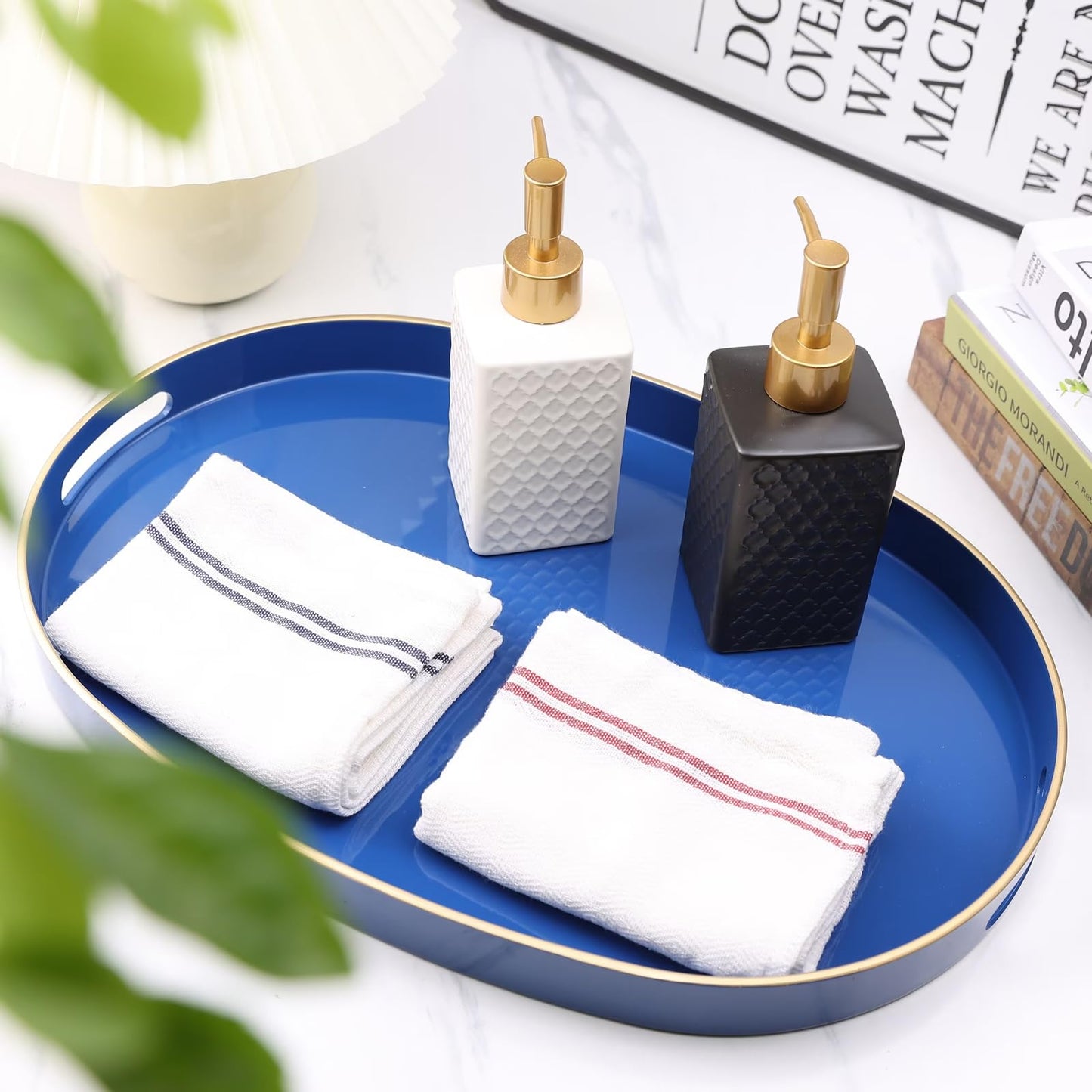 Versatile Decorative Tray with Handles