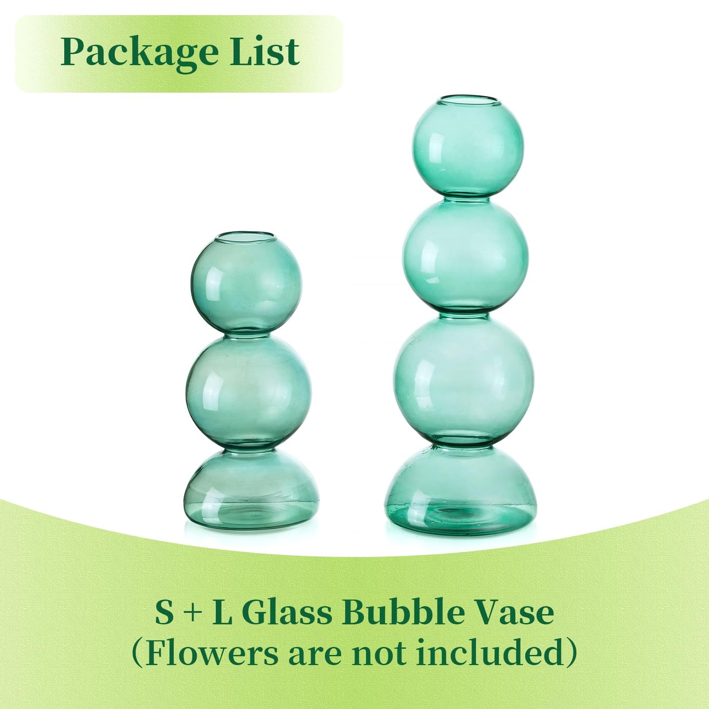 Glass Bubble Vases for Flowers